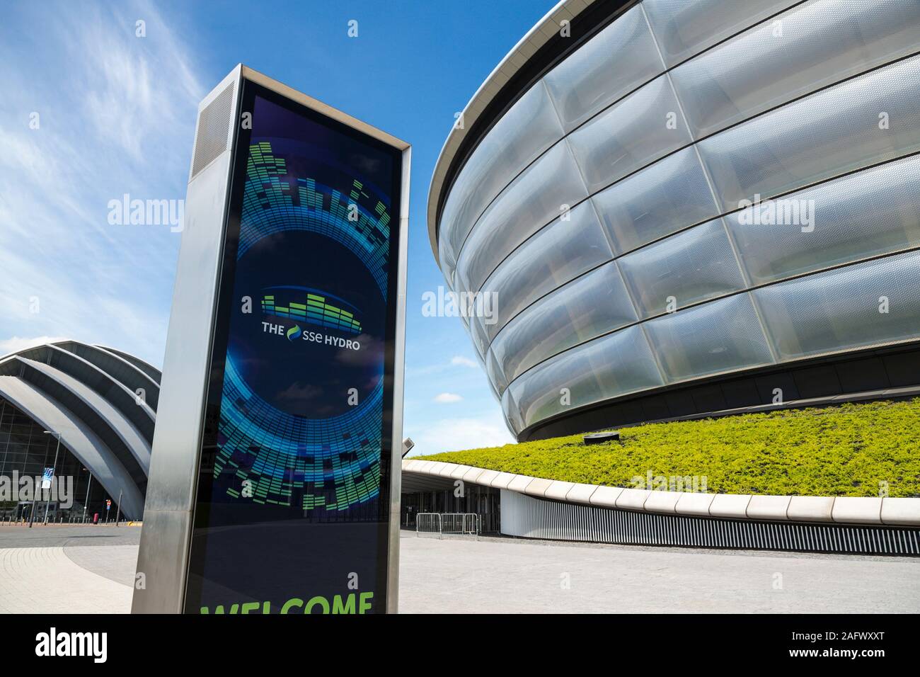Das SECC Hydro Concert Hall, Glasgow, Schottland Stockfoto