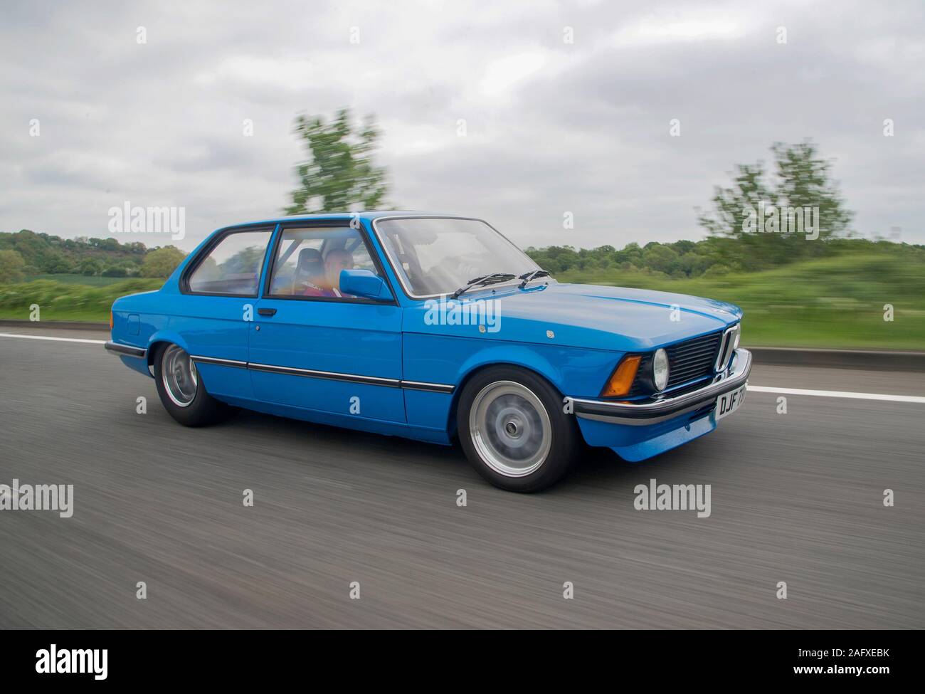 BMW E21 form 3 Serie auf Basis Auto ziehen Stockfoto