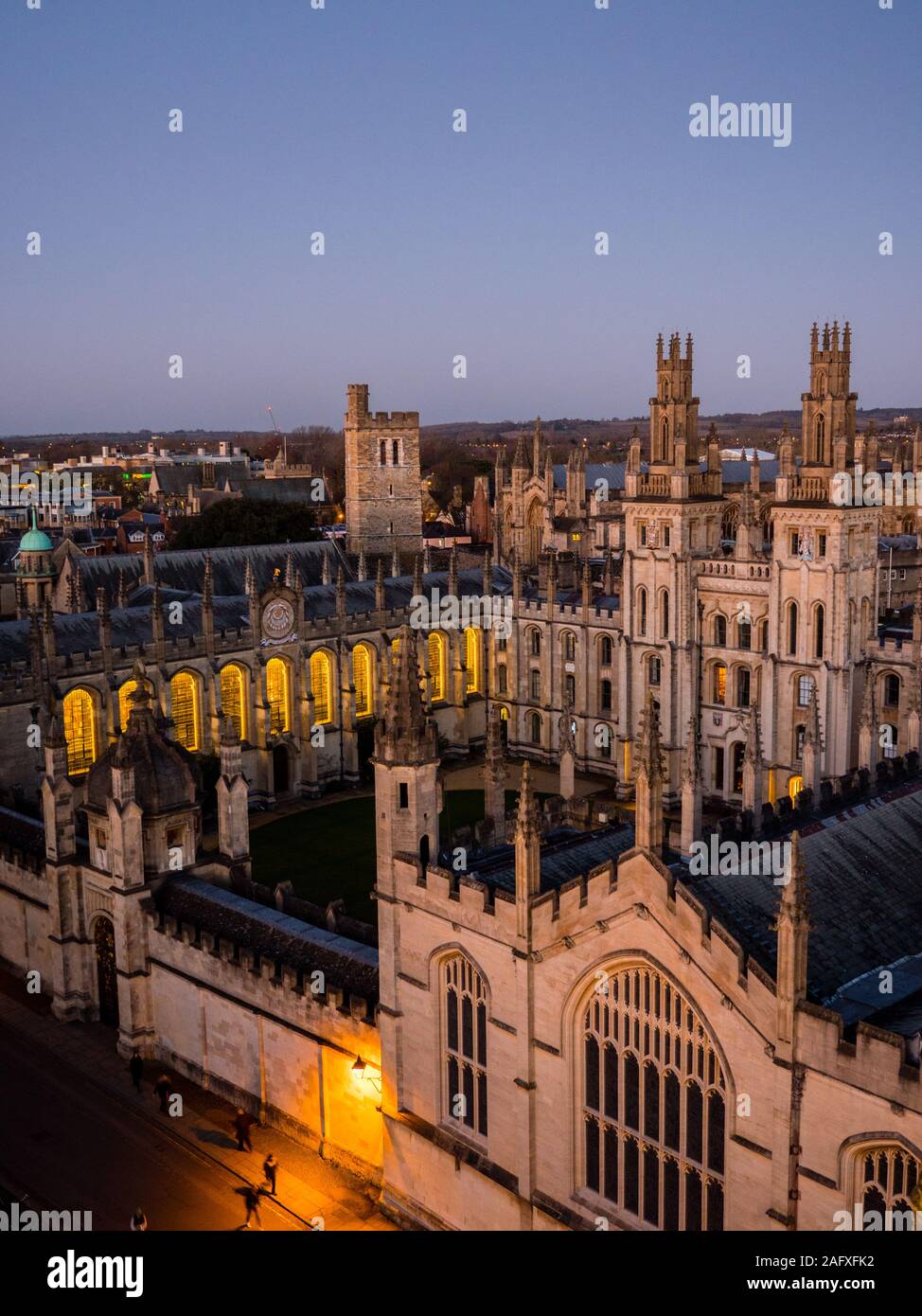 All Souls College, Universität Oxford, Oxfordshire, England, UK, GB. Stockfoto
