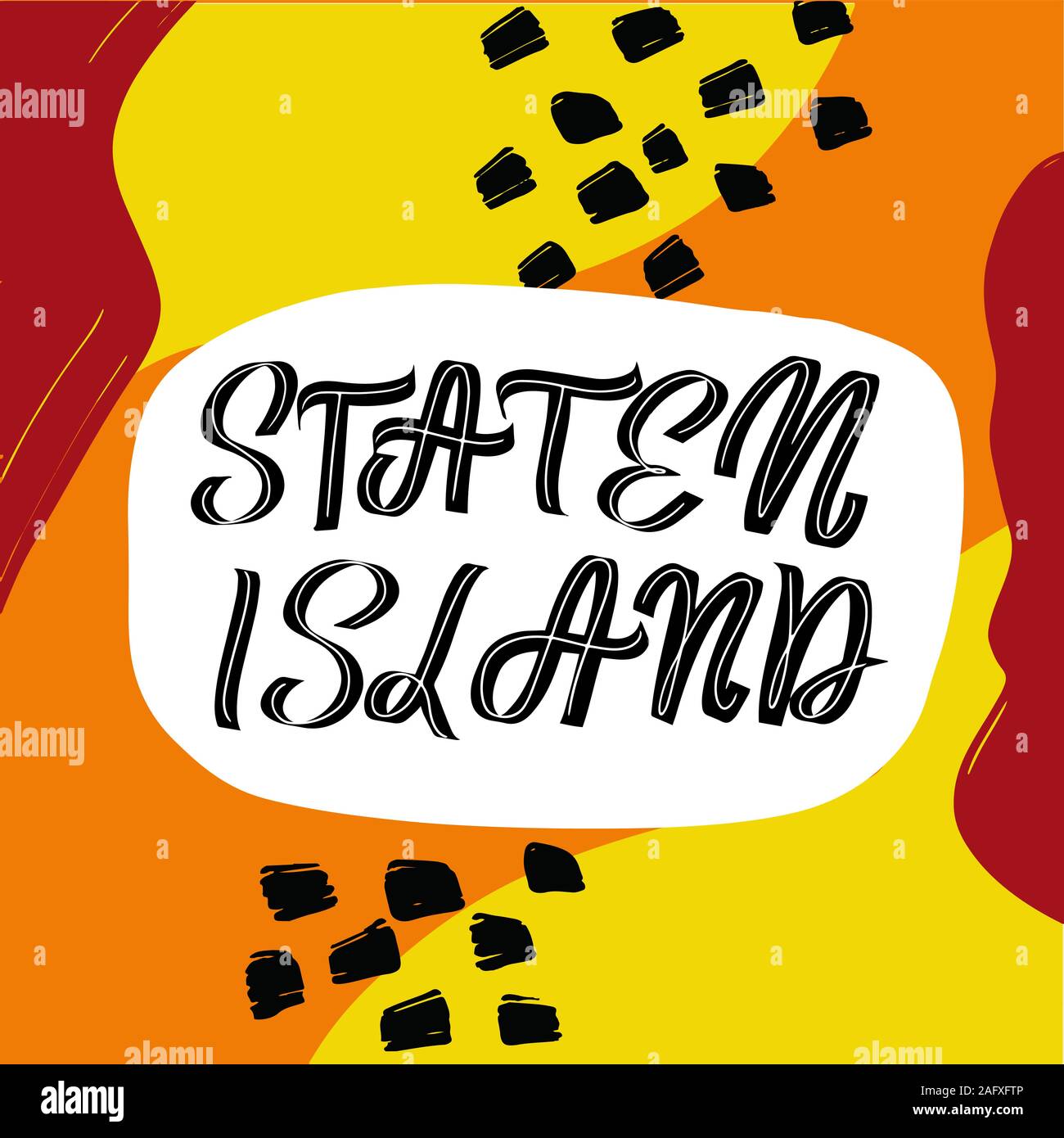 Hand Tusche schrift Vektor Kunst, moderne Pinsel Kalligraphie Poster. Stock Vektor