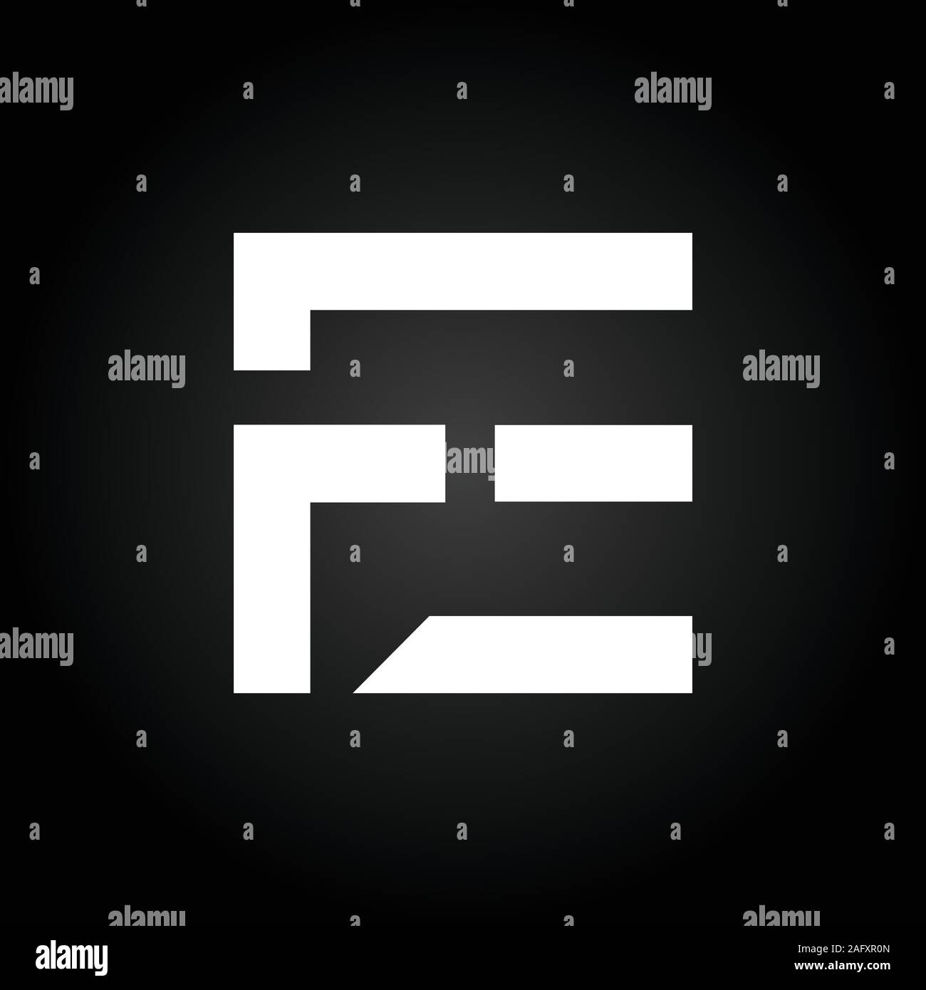 Erste FE Schreiben verbunden Logo. Kreatives Schreiben FE moderne Business Logo Vektor Vorlage. FE Logo Design Stock Vektor