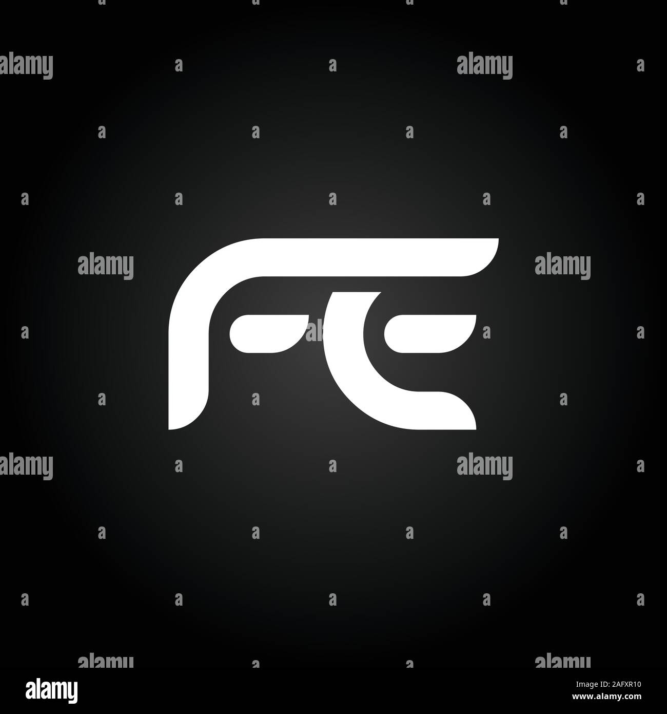 Erste FE Schreiben verbunden Logo. Kreatives Schreiben FE moderne Business Logo Vektor Vorlage. FE Logo Design Stock Vektor