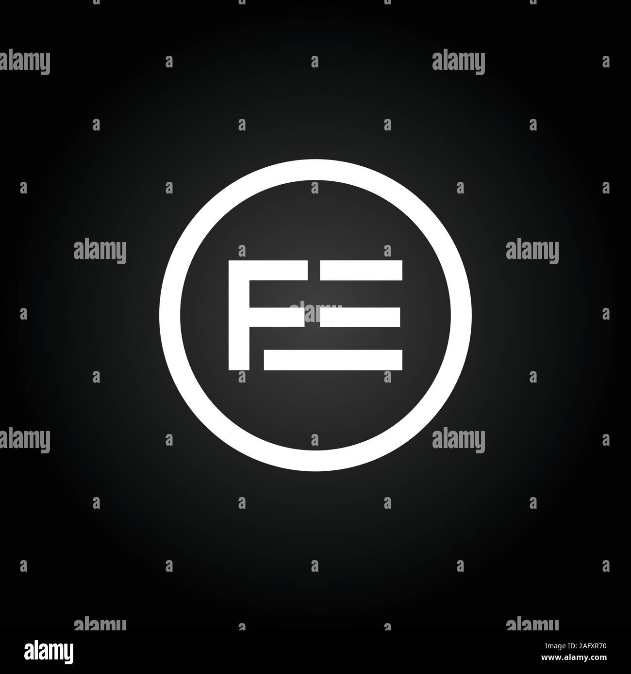 Erste FE Schreiben verbunden Logo. Kreatives Schreiben FE moderne Business Logo Vektor Vorlage. FE Logo Design Stock Vektor