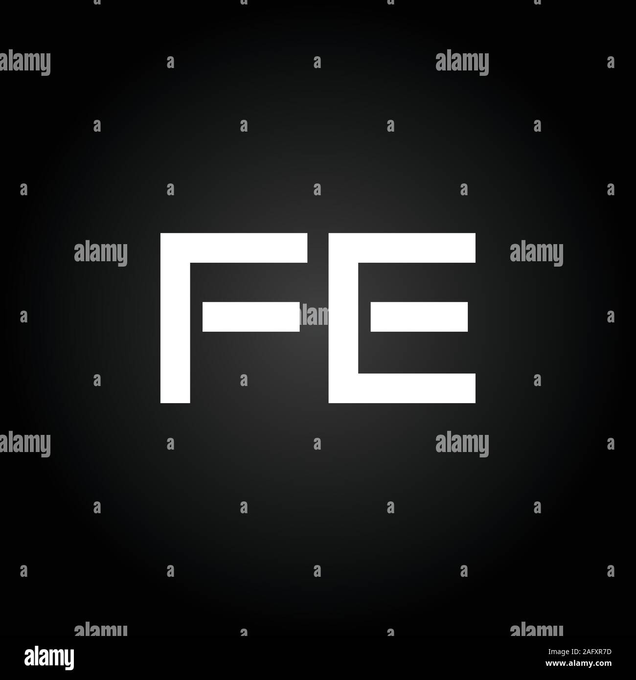 Erste FE Schreiben verbunden Logo. Kreatives Schreiben FE moderne Business Logo Vektor Vorlage. FE Logo Design Stock Vektor