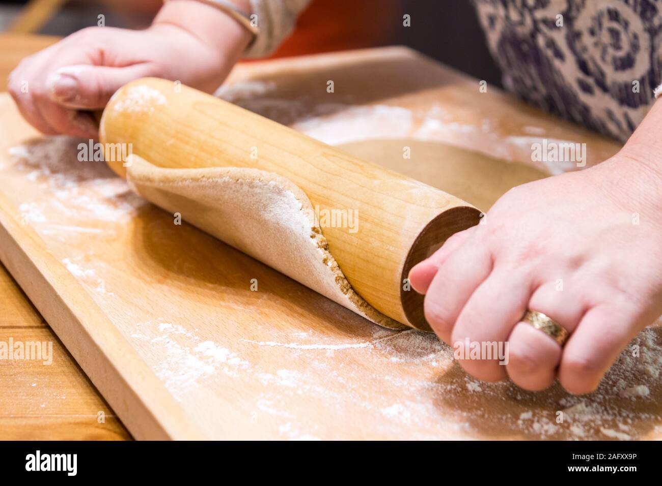 Die Lebkuchen zu Hause Stockfoto