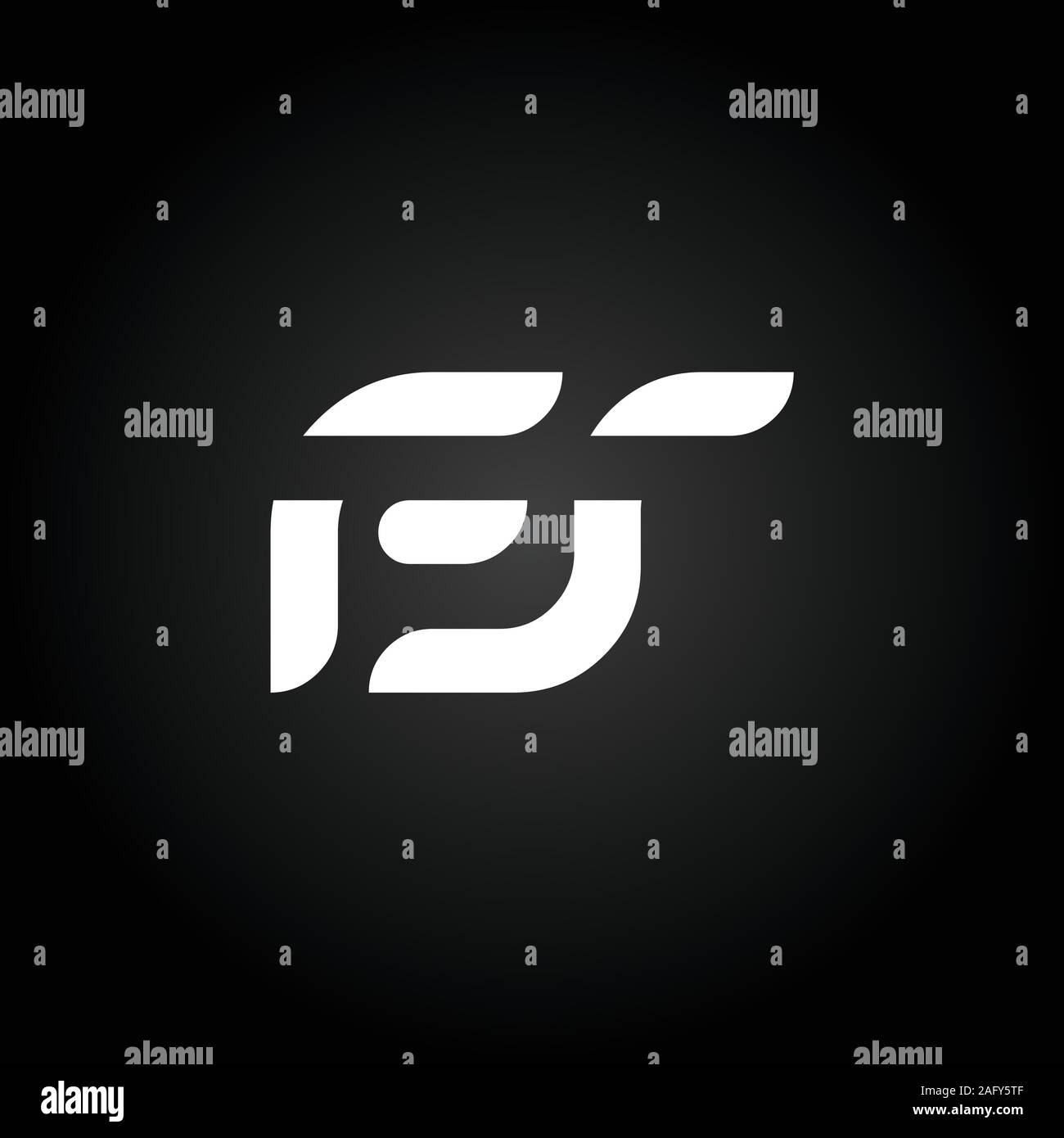 Erste FS Schreiben verbunden Logo. Kreatives Schreiben FS modernen Business Logo Vektor Vorlage. FS Logo Design Stock Vektor