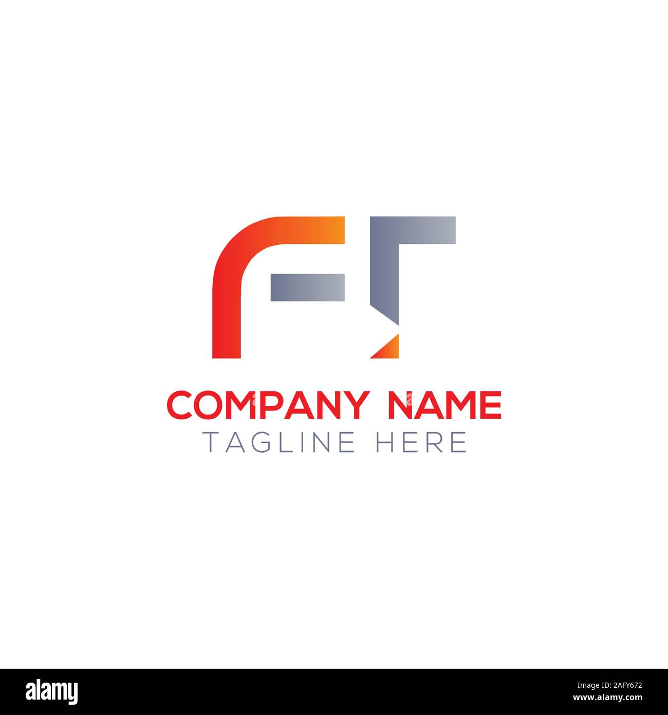 Erste FT Schreiben verbunden Logo. Kreatives Schreiben FT moderne Business Logo Vektor Vorlage. FT Logo Design Stock Vektor