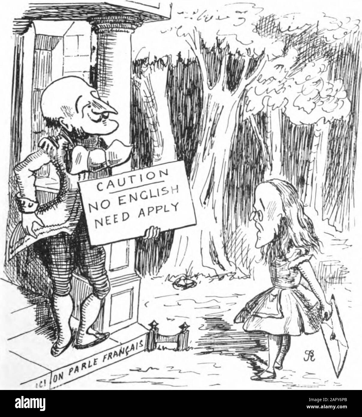 . Clara in Blunderland. olishexercise, bis Clara fühlte mich ziemlich gegen Seekrankheit. Und warum sind sie aufgerufen, die? AskedClara, sie nicht so aussehen, als ob Sie couldfly. Ah! Aber ich kann jedoch, theInsect beantwortet, Stolz, sollten sie nur sehen mich flyingin das Gesicht der Vorsehung; warum, Im, alles dieverbleibende Zeit. Was lustige Beine sie haben! Ja, Sie sehen Im durch große Sechskantschraube kurbeln unterstützt; die, die nützliche und die othersornamental. Es gibt viele weitere schöne fliegt likeyou in der Welt? Nein! Es sagte, mit großer Würde. Ich amessentially von einem Pferd. Sie scheinen schlecht Gerade gebunkert werden, kann ich Ihnen helfen? Fragte Clara Stockfoto