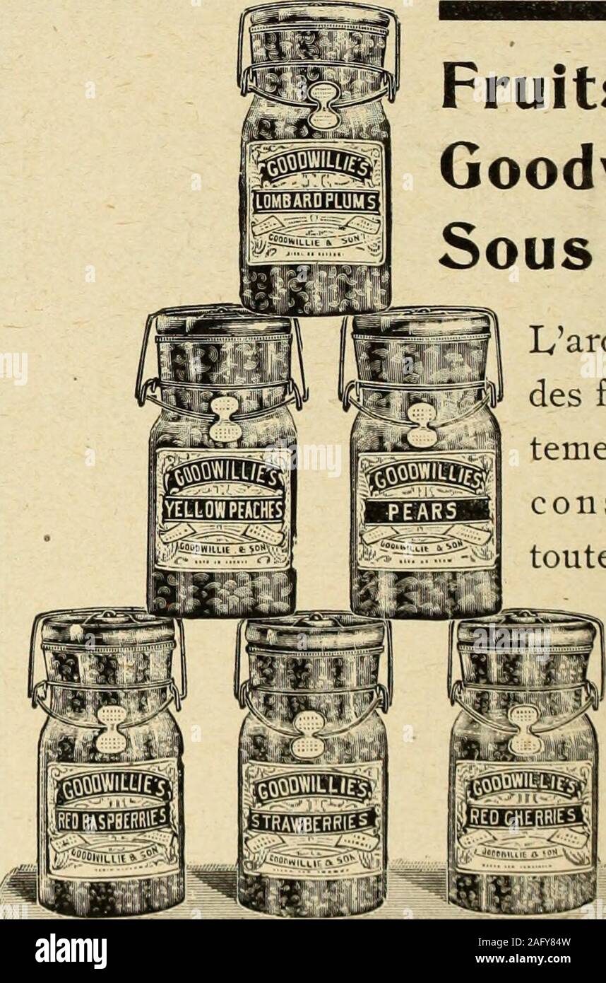 . Le quincaillier (Juillet-Decembre 1907). ts. 24 Eaux: - Bassin de Vichy... La cseSource du Chalet.... 50 btles. 8,00 Soda Vichy..... .100 btles. 8.50.. Liköre Geldstrafen: - Gust. Hcou. La CseLiqueur du Couvent, Verte - Liter 15,00 Likör du Couvent, Jaune - Liter 14,00 15,00 Picoutine Curasao Blanc et Rouge 10,00 Creme de Cacao 12,00 Kummel Cristallise 9,50 französische Cocktail 10.00 Anisette Amsterdam 10,00 Maraschino 10,00 Creme de Menthe 12.00 Cherry Brandy 10,00 Grenadine 7,60 Mandarin Extra Pure 7,50 Rhum-L. Jusselain La cse Rhum Vierge qts. 12:00 uhr Vin Beaujolais - M. Desalles qts... ptsMoulin eine Ve Stockfoto