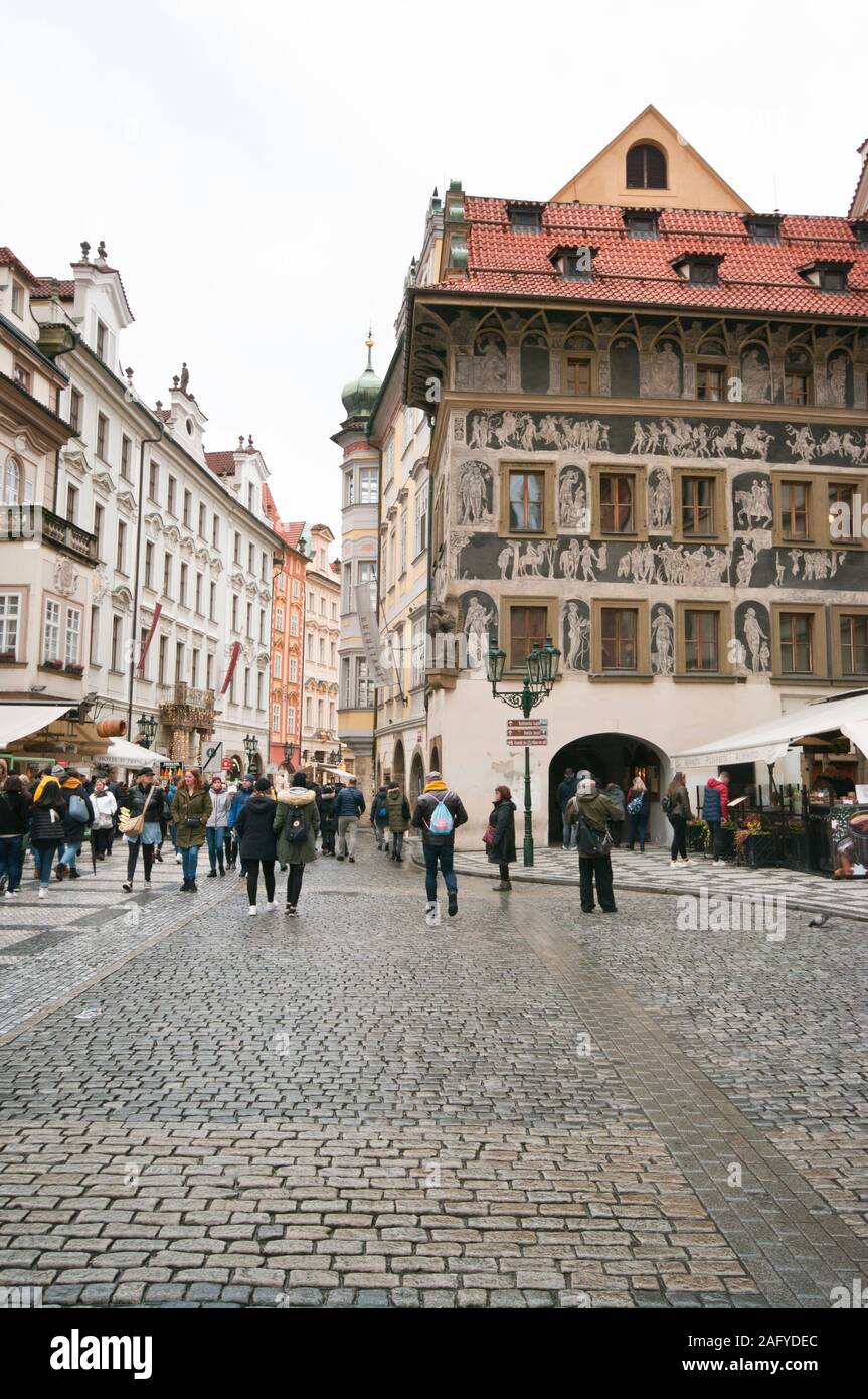 Die Altstadt Prag Tschechien Europa Stockfoto
