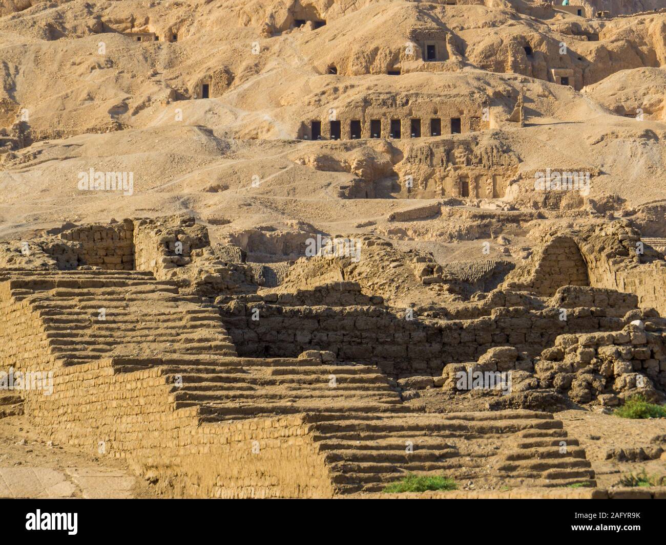 Gräber der Adligen, Luxor, Ägypten Stockfoto