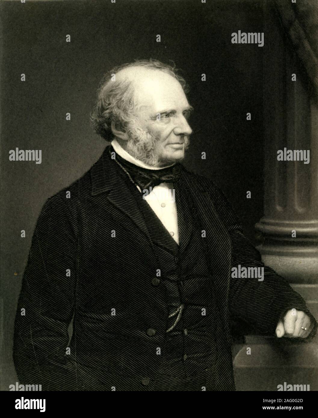 "Earl Russell', c 1872. Portrait von John Russell, 1. Earl Russell (1792-1878), Whigs und liberale Politiker, der als Premierminister zweimal während der frühen viktorianischen Ära serviert. Von "Der deutsch-französische Krieg: seine Ursachen, Ereignisse und Folgen", Band I, vom Kapitän H M Hozier. [William Mackenzie, London, 1872] Stockfoto