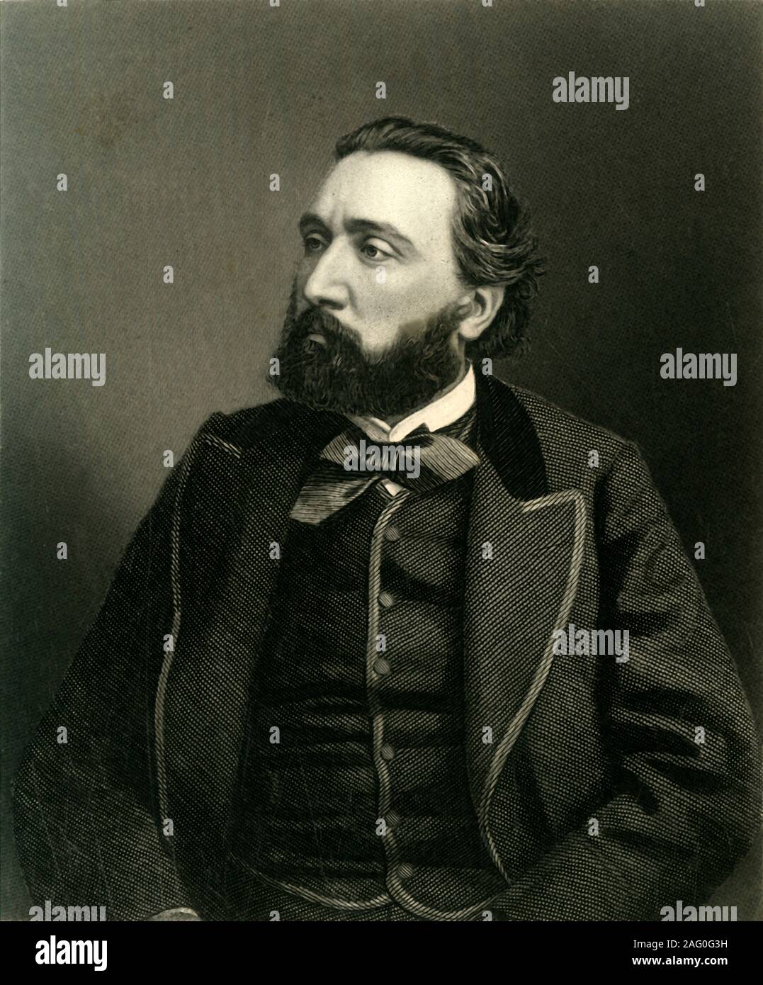 'Gambetta', c 1872. Portrait des französischen Politikers Leon Gambetta
