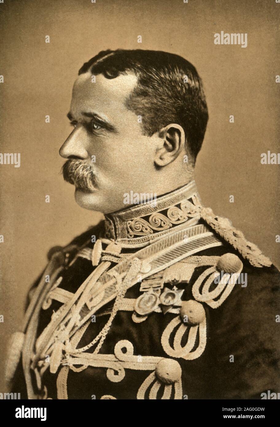 "Lieut.-General J. D. S. Französisch', 1900. Von "Südafrika, Transvaal Krieg, Vol. II", von Louis Creswicke. [T. C.&amp; E.C.-Buchse, Edinburgh, 1900] Stockfoto