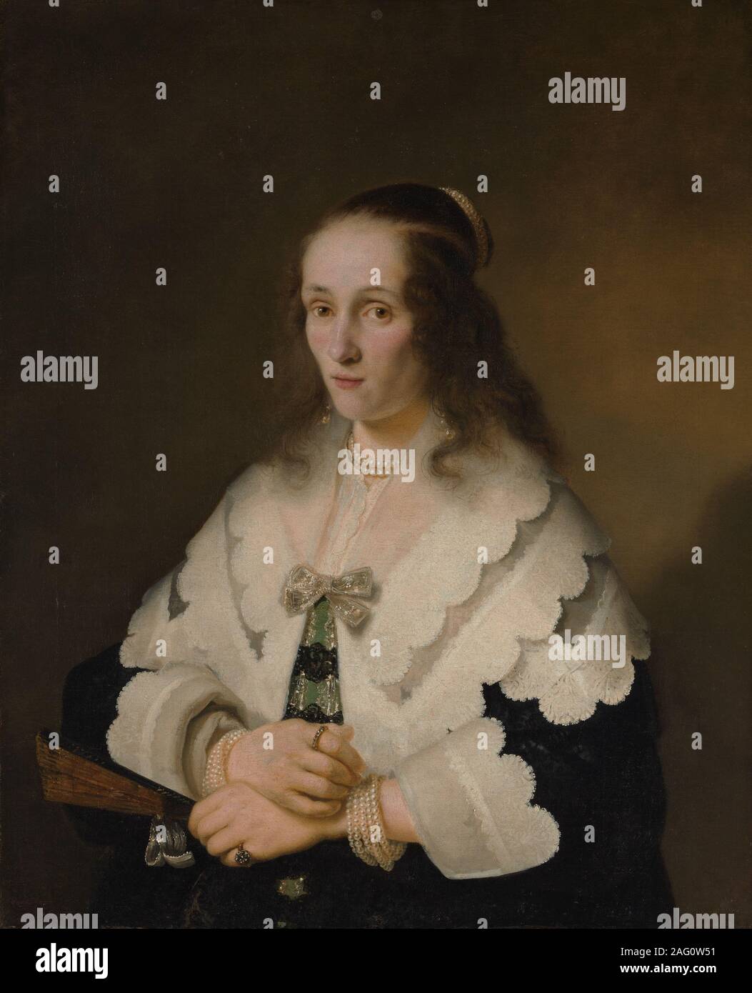 Porträt einer Frau, 1642. Stockfoto