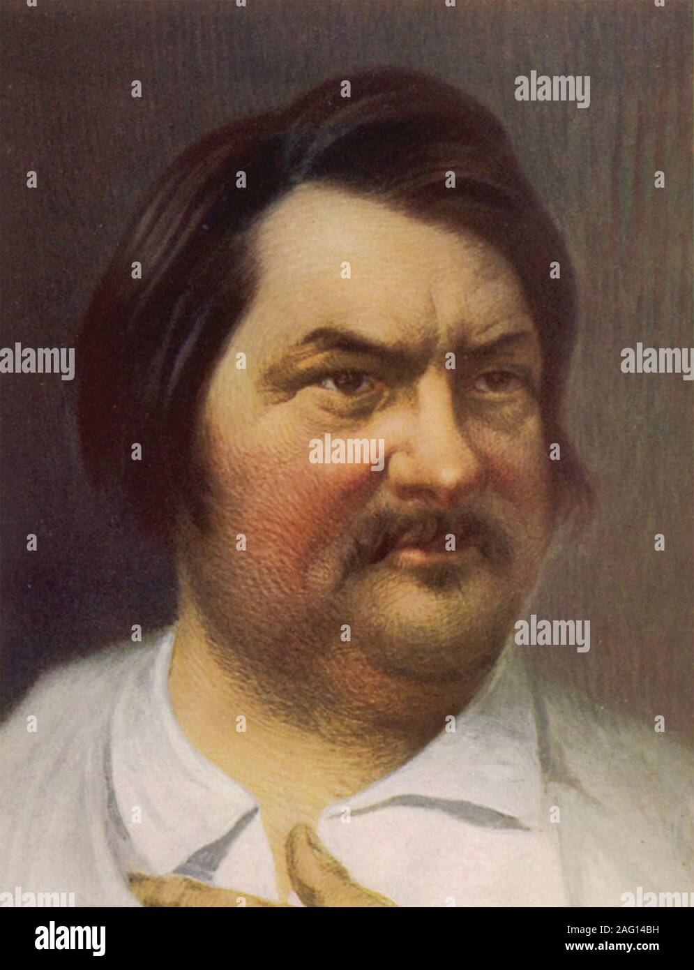 HONORE de Balzac (1799-1850) französische Romancier und Dramatiker über 1842 Stockfoto