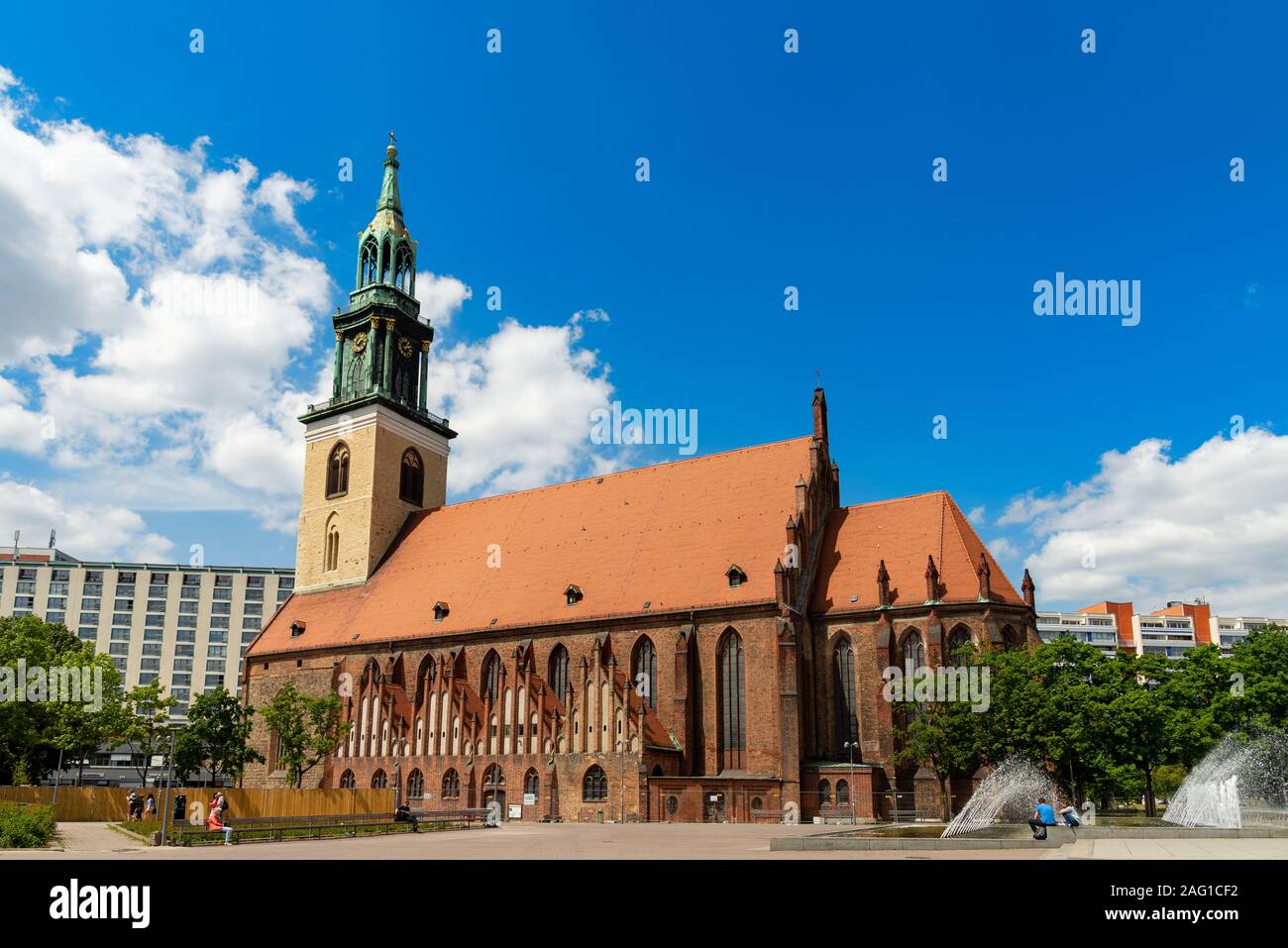 St. Mary's Church oder Marienkirche, Berlin, Deutschland Stockfoto