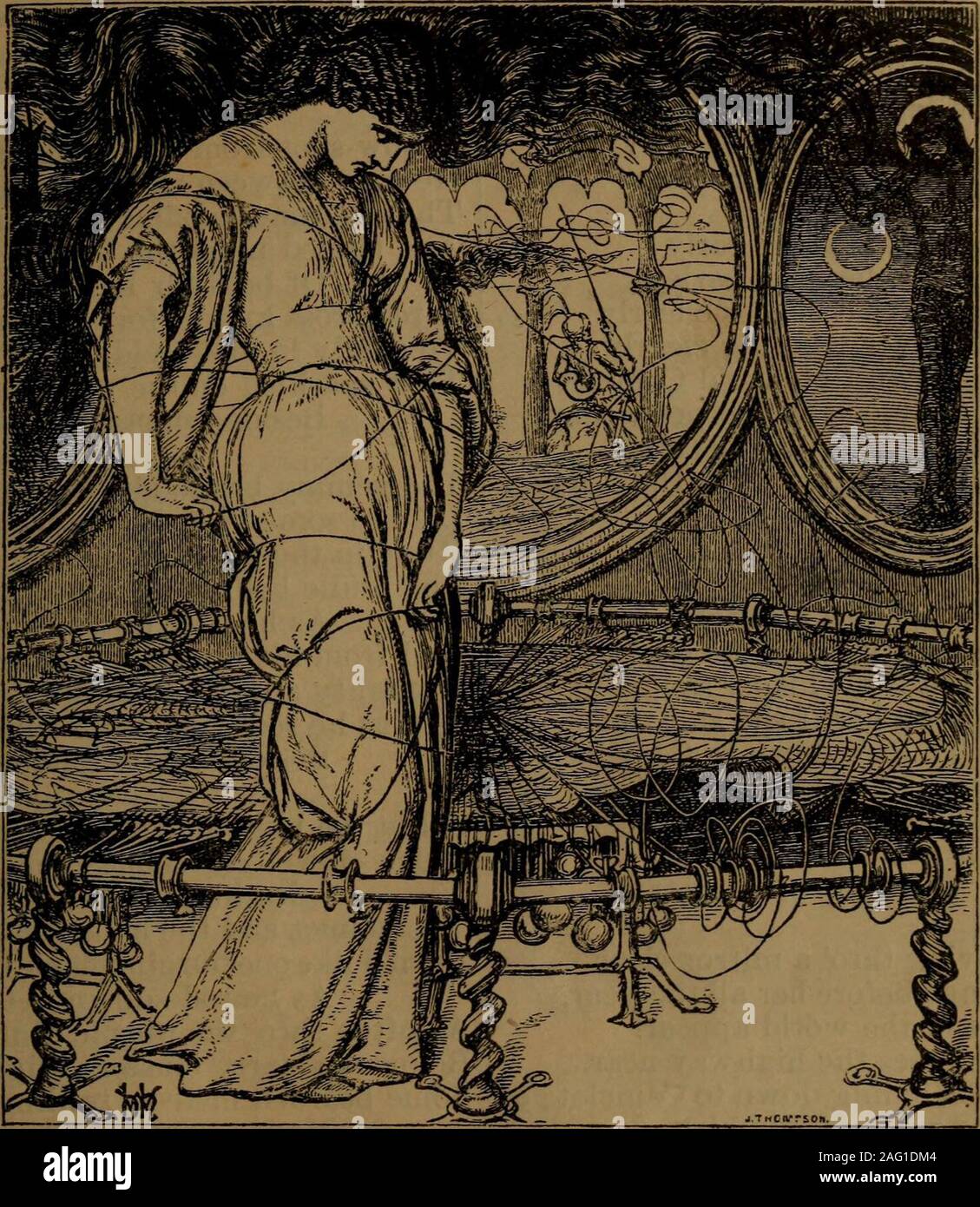 . Die poetische und dramatische Werke von Alfred Lord Tennyson. Wenn du wärest Mein, wie ich gehört habe, dass irgendwo in der Main, Süßwasser-Quellen kommen durch bittere Sole. Twere Freude, nicht Angst, claspt Hand in Hand mit dir, auf den Tod zu warten - stumm - unvorsichtige aller Übel, außer auf einem Berg, der surgeOf tho einige neue Flut von tausend hillsFlung Ligen der Roaring Schaum in den gorgeBelow uns, so weit auf wie Auge sehen konnte. 0 XITHE BRAUTJUNGFER Brautjungfer, ehe der glücklich Knoten gebunden war, deine Augen so geweint, dass sie kaum sehen konnte; und deine Schwester lächelte und sagte, keine Tränen für Mich! Ein glückliches Brautjungfer machen Stockfoto