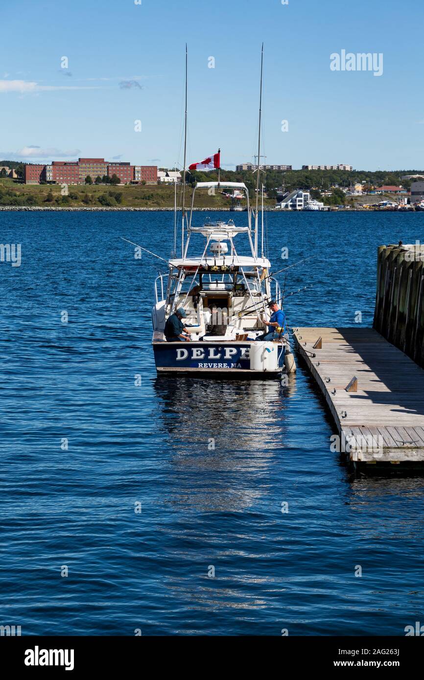 Delphi Fischerboot Stockfoto