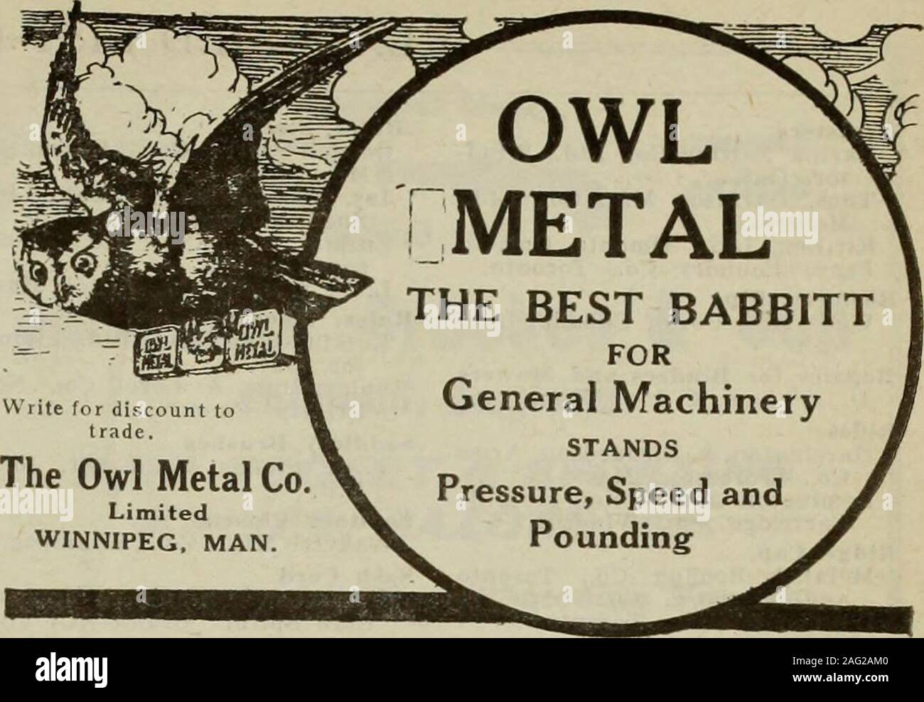 . Hardware merchandising März-juni 1917. NOVA SCOTIA MONTAN CO., Limited, New Glasgow, K.A. Hersteller von FERRONA ROHEISEN und SIEMENS - MARTIN offene Feuerstelle Stahl. Stockfoto
