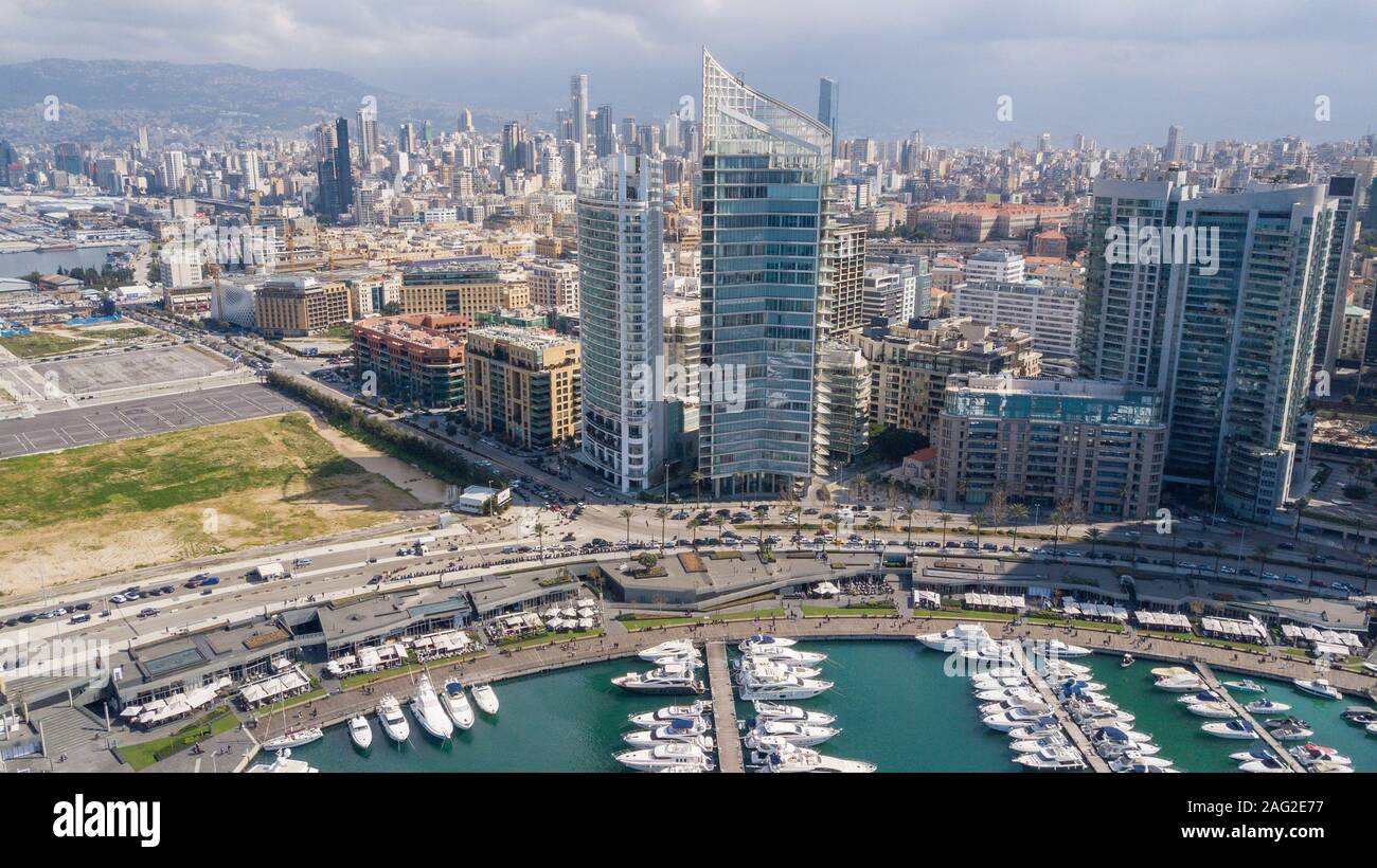 Zaytouna Bay, Beirut, Libanon Stockfoto