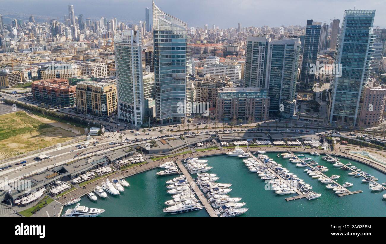 Zaytouna Bay, Beirut, Libanon Stockfoto