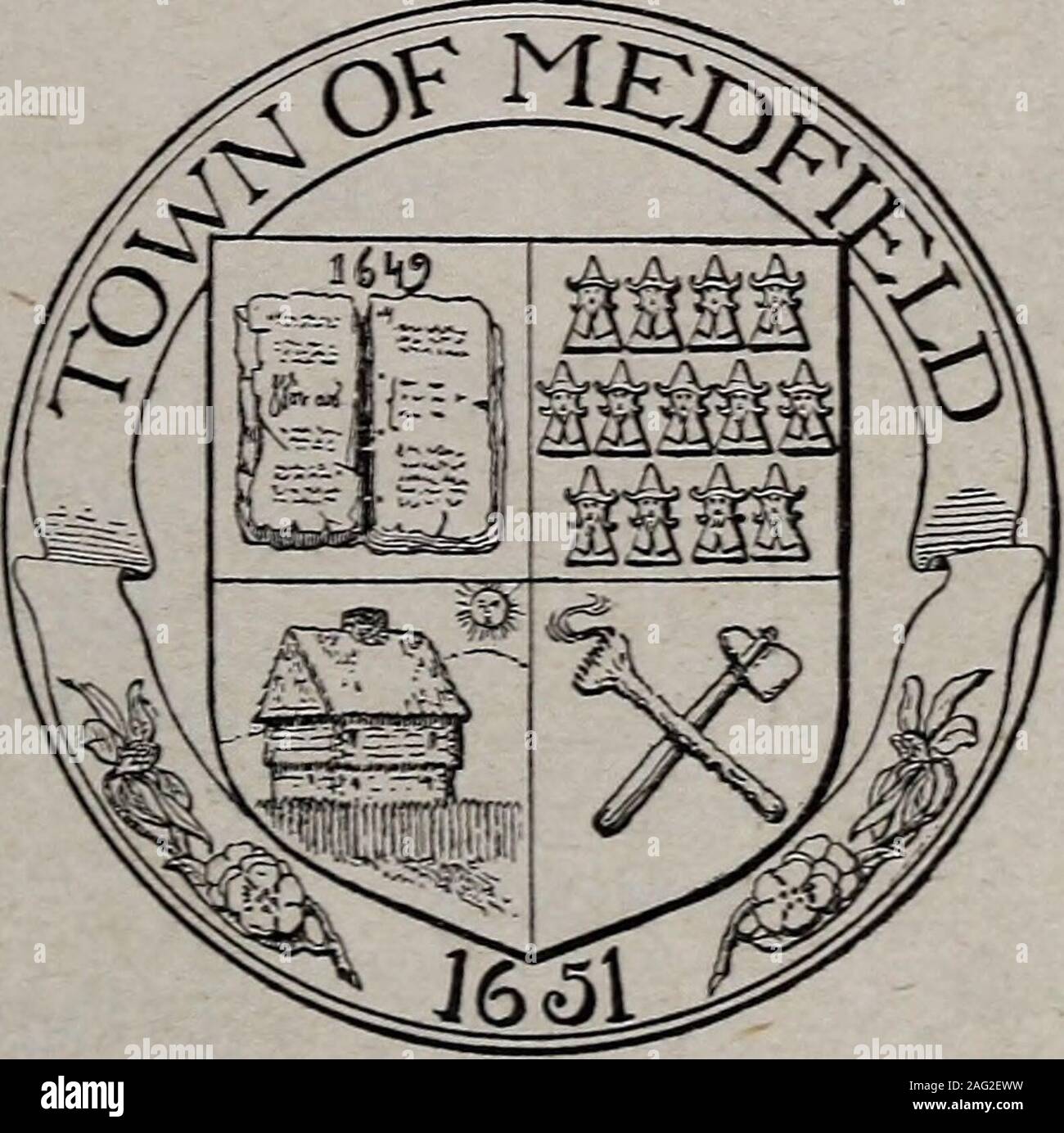 . Jahresberichte. Januar bis 31. Dezember, 1923 Ambrosius Press, Inc., Norwood 1924 MedfieldPu&l. Libp 273 . JAHRESBERICHT DER STADT OFFIZIERE DER STADT MEDFIELD. Januar bis 31. Dezember, 1923 Ambrosius Press, Inc., Norwood 1924 STADT OFFIZIERE ModeratorGEORGE L.L. ALLEN Stadt 1923 ClerkWILLIAM H. EVERETT Schatzmeister JOHANNES H. TUTTLE, ResignedALBERT L. CLARK, der Baeume. LEWIS K. CONANT, Baeume. Pro Tern. ernannt, bis März 1924 Sammler von TaxesROBERT W. BAKER Selectmen FRED LAVERTY Ablauf der Amtsdauer 1924 HARRY J. WEBB Ablauf der Amtsdauer 1925 HENRY E. JUNGE Ablauf der Amtsdauer 1926 Beisitzer TURNER R. BAILEY, Resi Stockfoto