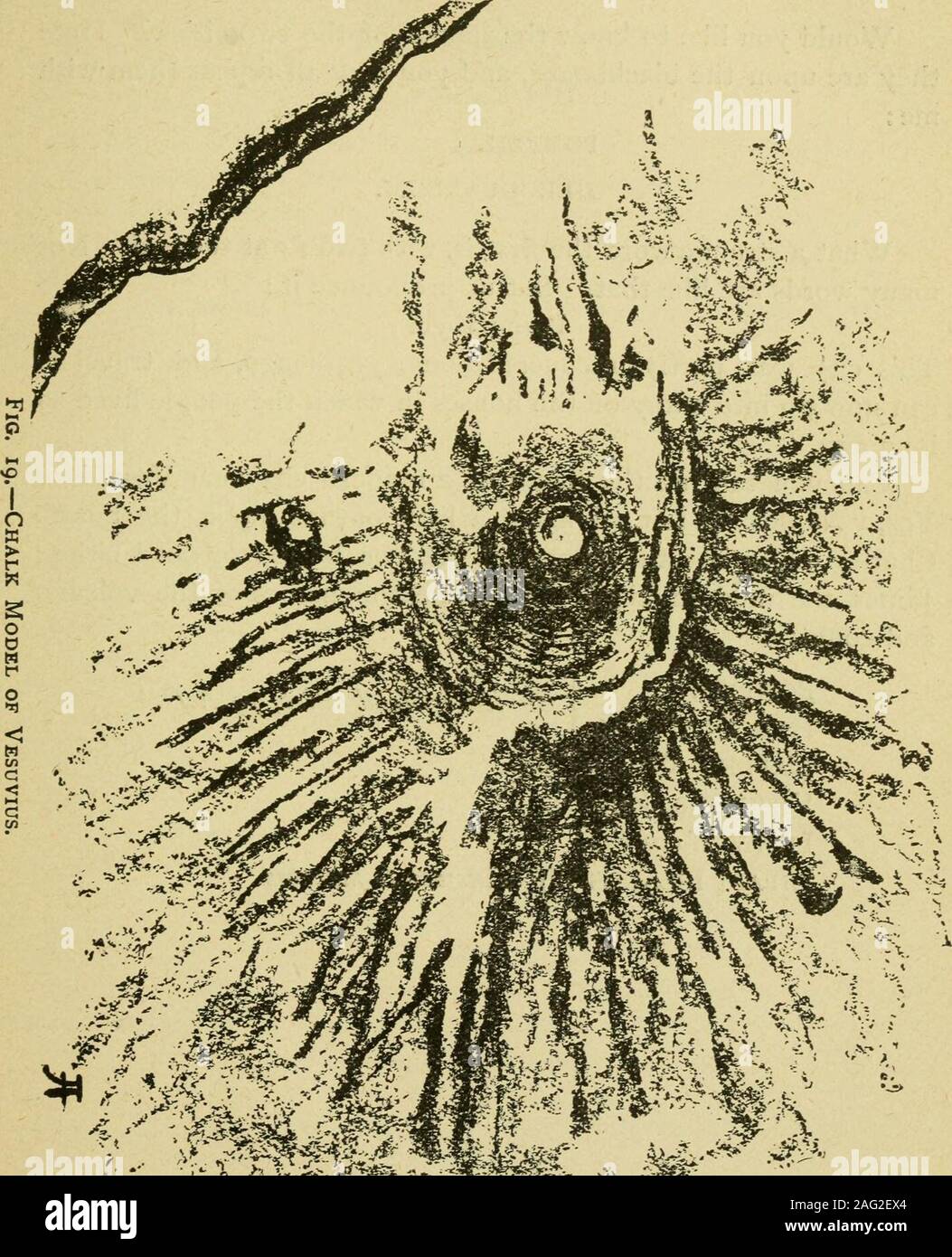. Karte Modellierung in der Geographie: einschließlich der Nutzung von Sand, Ton, Knete, Papier und Zellstoff, Gips und anderen Materialien: auch Kreide Modellierung bei der Anpassung an die Zwecke der Illustration. Und morgen sagen mir, wo Sie sind.) Wo ist der Vulkan Vesuv, Charles? * In Italien, in der Nähe von theBay von Neapel. Sehr gut. Mehr als 1800 Jahren therewere zwei sehr schöne Städte nur am Fuß des Vesuvs. Sie waren nur hier am Fuß, einer, wo ich diese blaue paperstar (P), die andere, wo ich meine Finger. Mabel können dort Sterne thered (H). Ein heller Tag die Menschen in diesen Städten wurden Stockfoto
