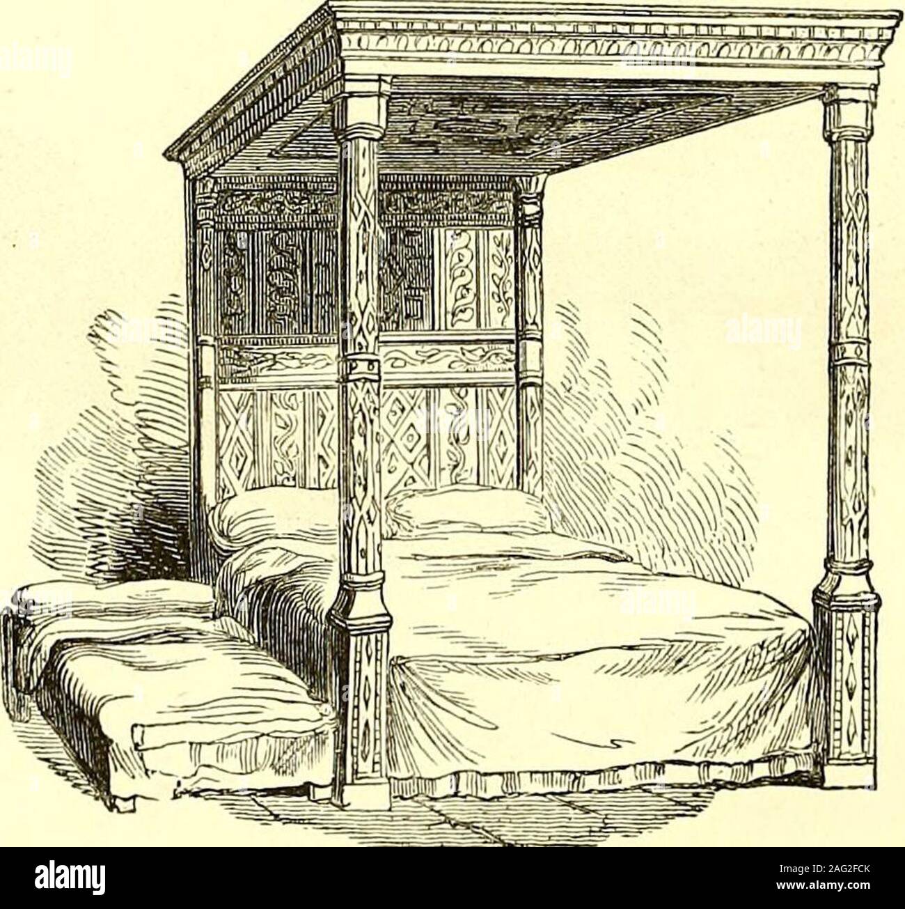 . Die Komödien, Geschichten, Tragödien, und Gedichte von William Shakspere. ^ Szene V. - seine ständigen Bett andtruekle hed. Der ständige Bett war für den Master, die truckle Bett für die Knecht, (siehe Abbildung toEomeo und Julia, Act II). MEHRY WEIBER VON WINDSOR. Lokale ILLUSTKATION. 163 Eton war vermutlich ein Dorf in der Zeit ofHenry IV. Es ist kaum zu sagen, dassdie necessarj vorhanden College von Henry VI. der Kirche, wo Anne Seite immediatelyto wurde mit schlanken Heiraten gegründet wurde, wurde wahrscheinlich theancient Pfarrkirche, die schon lange dem Verfall hat sincefallen. Die Geschichte von Sir Hugh Evans der drei couzin g Stockfoto