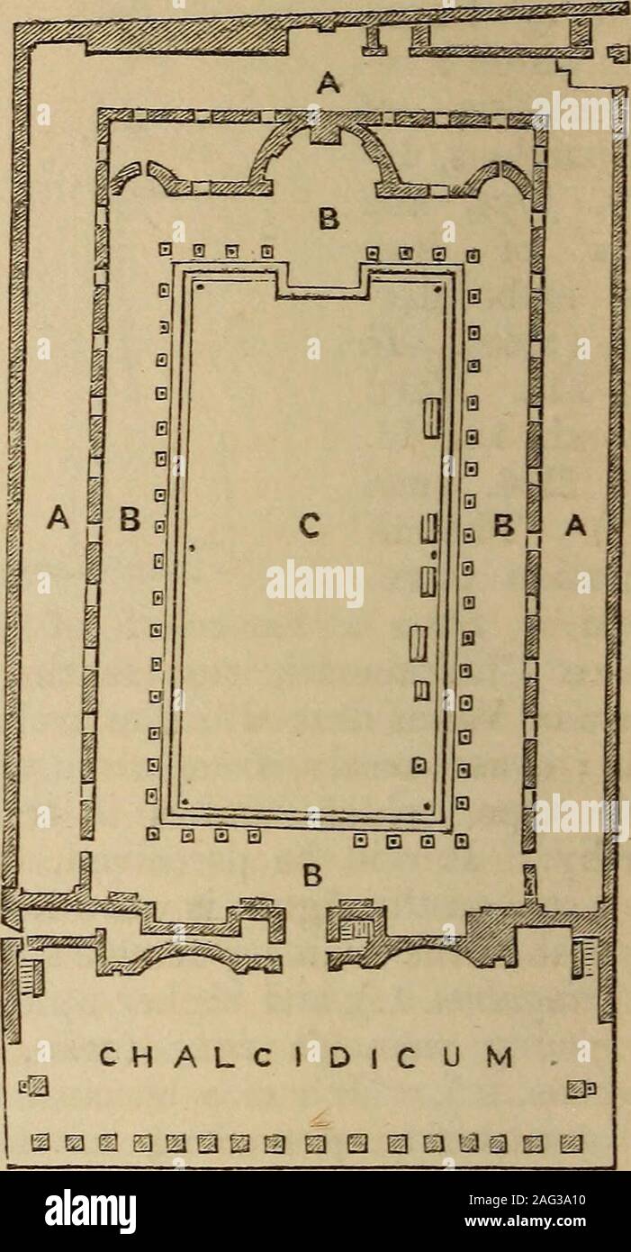 . Die in der Abbildung dargestellte Begleiter für das Lateinische und Griechische Wörterbuch Lexikon; ein Glossar aller Wörter, die sichtbare Objekte mit der Kunst verbunden, produziert, und den Alltag der Griechen und Römer, mit Darstellungen von fast zwei Tausend Objekte aus den antiken. s (Hygin. Fab. 184. Auson. Perioch. Odyss. 23. Procop.de Mdijie. Justin, ich. 10.); andie Basilika?, Gerichte, andmerchants Änderungen (Vitruv. v.1.), wo Sie dienen würde enthaltendie Artikel von Ware, die saleof, die in der in-terior verhandelt wurde; an die Kurie, das Rathaus und den Senat - Gehäuse Stockfoto