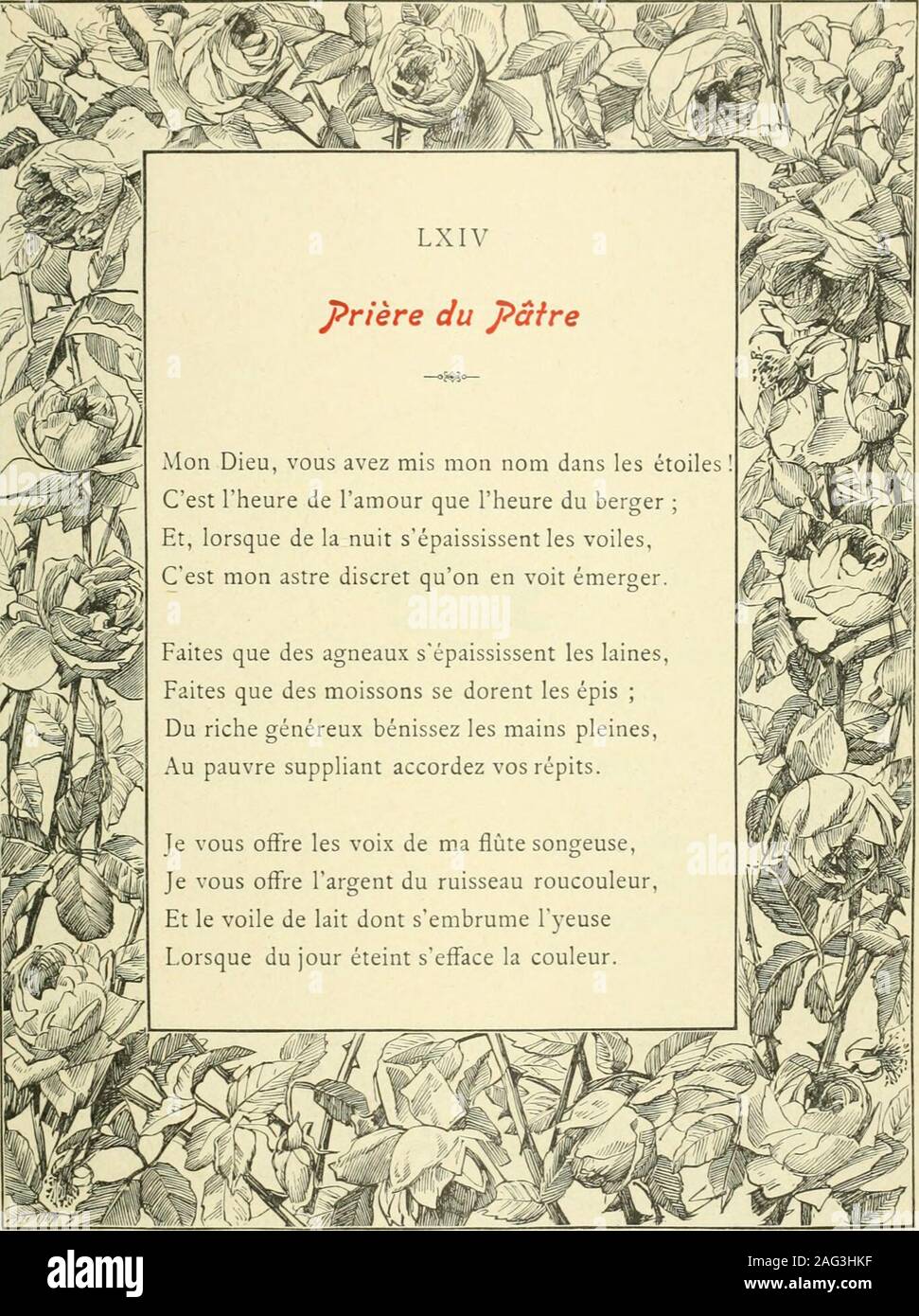 Prieres Herum De Tous Huit Dizaines D Un Chapelet Rhythmique Dessins De Madeleine Lemaire Lxiv Ai Priere Du Paire Mon Dieu Vous Avez Mis Mon Nom Dans Les Etoicest Lheure De Lamour