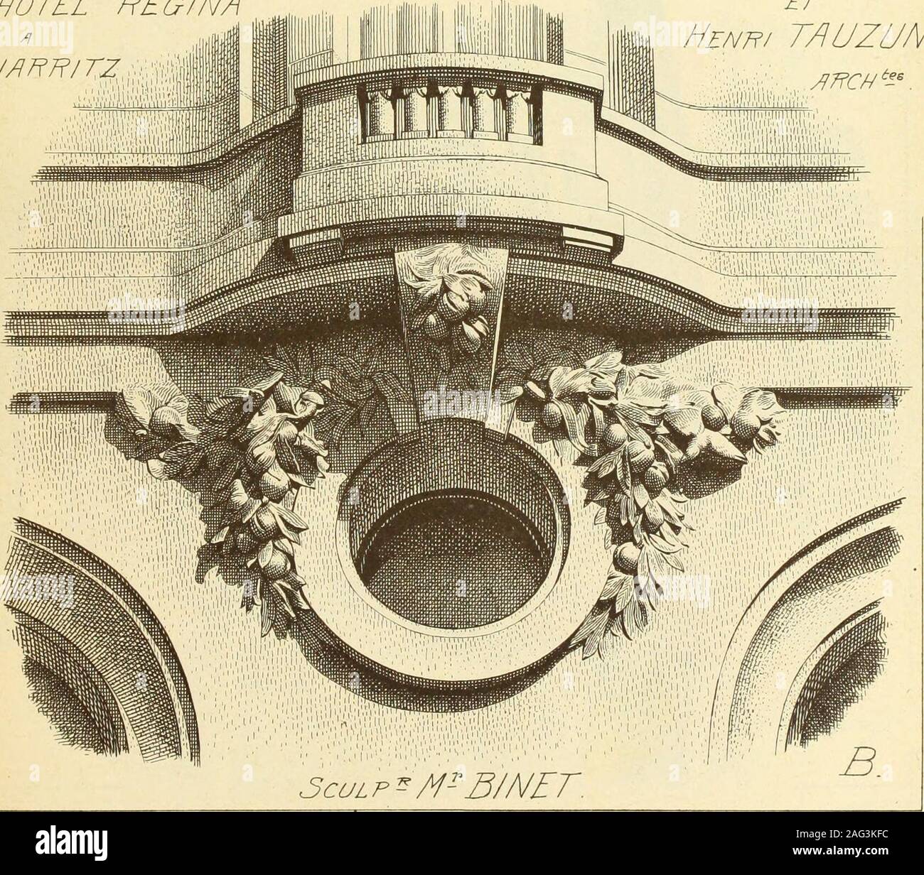 . Materialien und Dokumente der Architektur und Bildhauerei: alphabetisch geordnet. .A.| i ce/l-DF-. BOEUF D/tNS-UN-ENCOFBEL L EMEN TTA ÇA DE UZ L HOTEL EEG/NA mm F/1 Ç/WEHOTEL LUFEF // 1 * E/IE/S M ± ou/s BO/LF/iU m/LS ZT Henfi TAUZUN. 3 cuLP?/irB/NET. A. Raguenet, Directeur 5, Rue du Pont-de-LodiPARIS VERÖFFENTLICHUNG MENSUELLE 4 @ 4 mich Numéro LIBRAIRIE. R. DUCHER Fils & CIE 3, Rue des Poitevins, PARIS Stockfoto