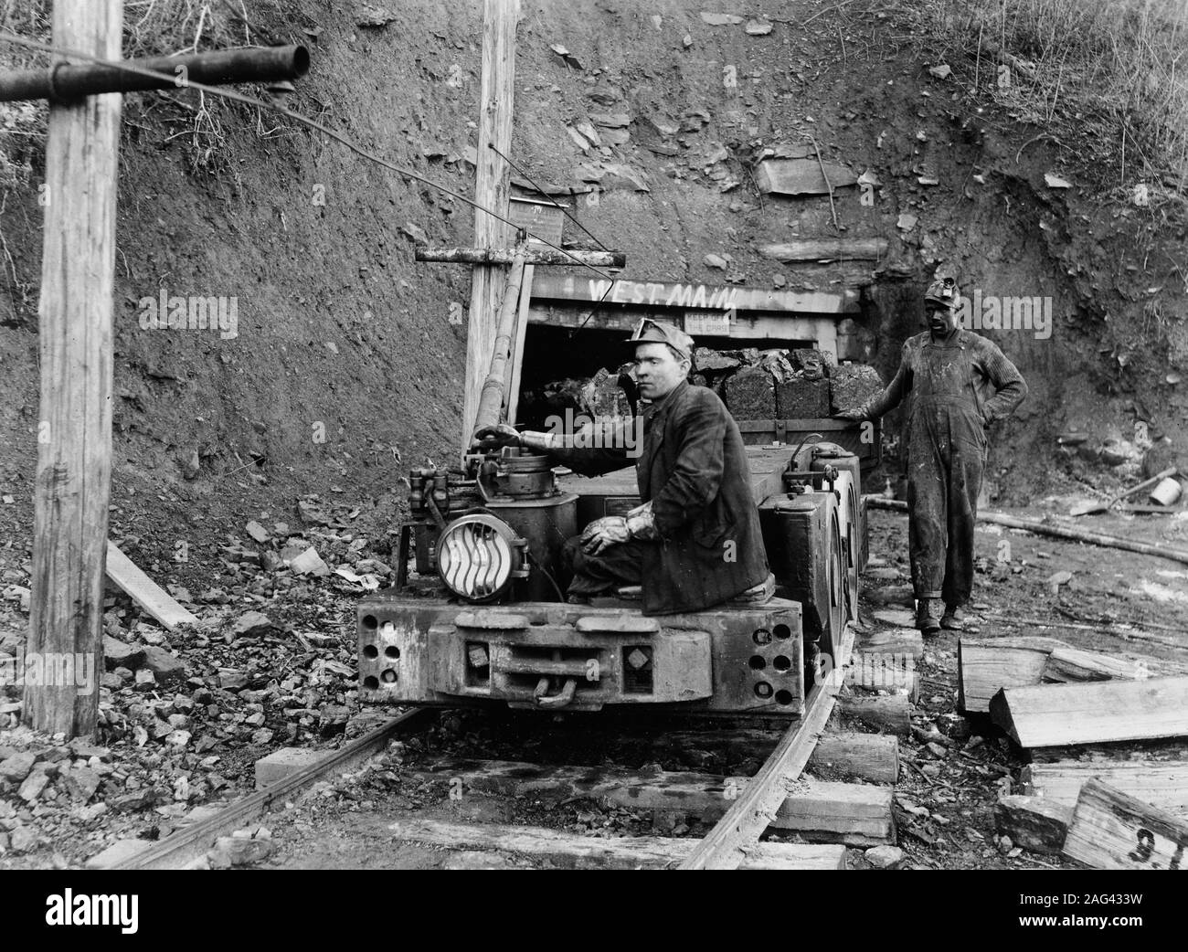 Kohlebergbau in den Vereinigten Staaten . Stockfoto