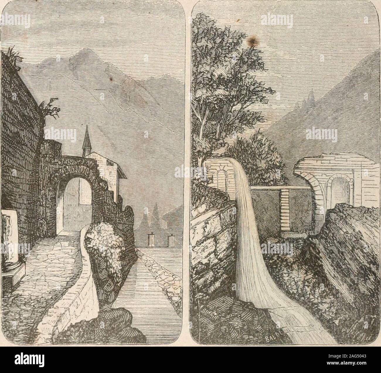 . Storia dell'Italia antica. l Monte, Cui era Stata tolta la Base. Ein Saint-Vincent sono Belle le rovine del Ponte, caduto dopo 18 secoli alletà Nostra. Fra le opere più belle Dellarte ein - tica Sorge ein Pont-Saint-Martin Il ponte Sotto cui passaYHellcx che dal Monte Rosa corre alla Dora. Altri ruderidi Ponti ein Chàtillon, aUentrata di Aosta, eine Liverogne ealtrove. Ich luoghi, Chiusi da Grandi montagne coperte Sem-pre di ghiacci e di Nevi, e Variati di Verdi Campi, e divitiferi Colli, ad ogni tratto ricordano Roma con avanzidi opere stupende, con iscrizioni e sepolcri. Eine Villanovaè memoria dei sacerdot Stockfoto