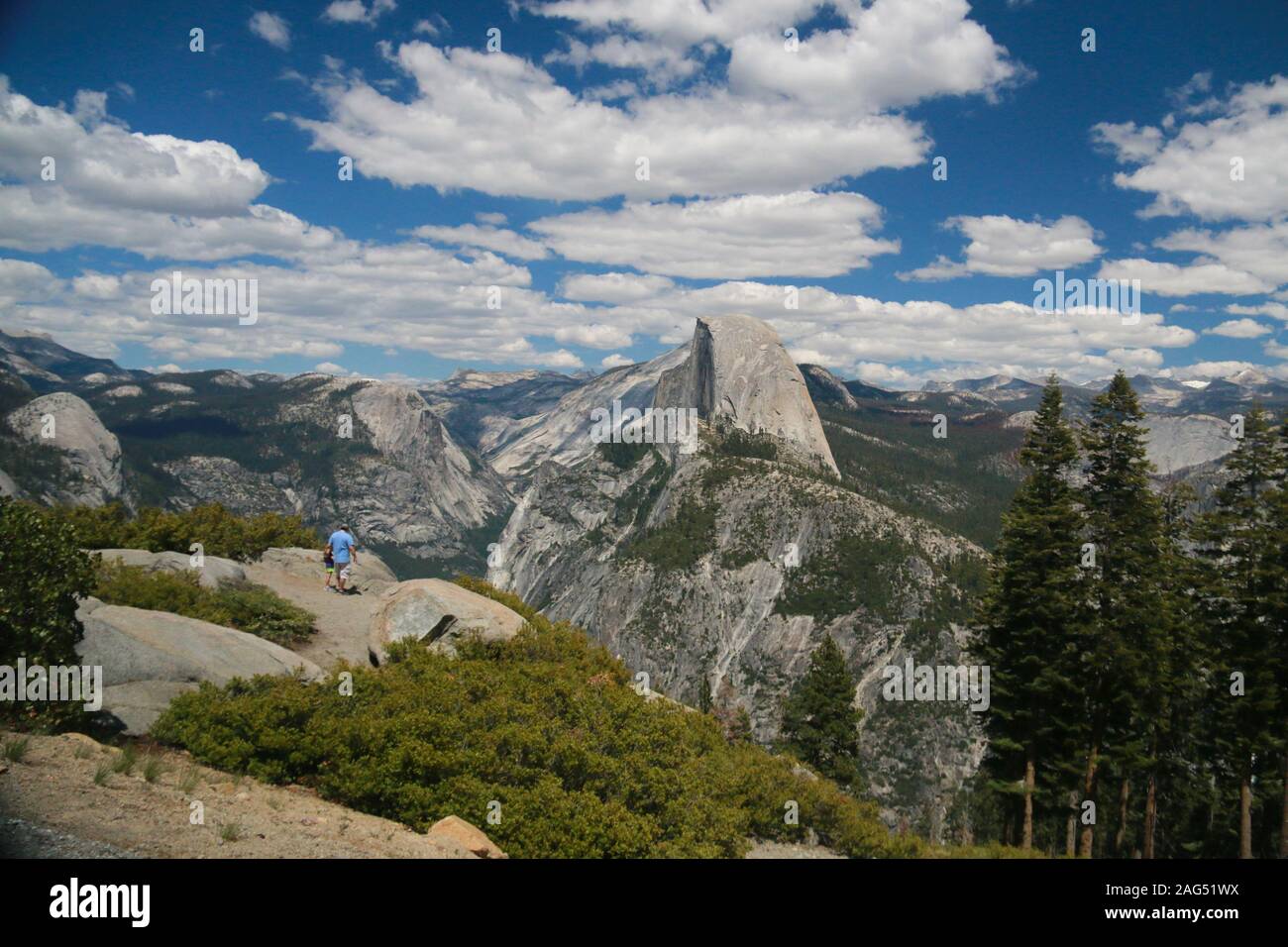 Half Dome, Yosemite-Nationalpark Stockfoto