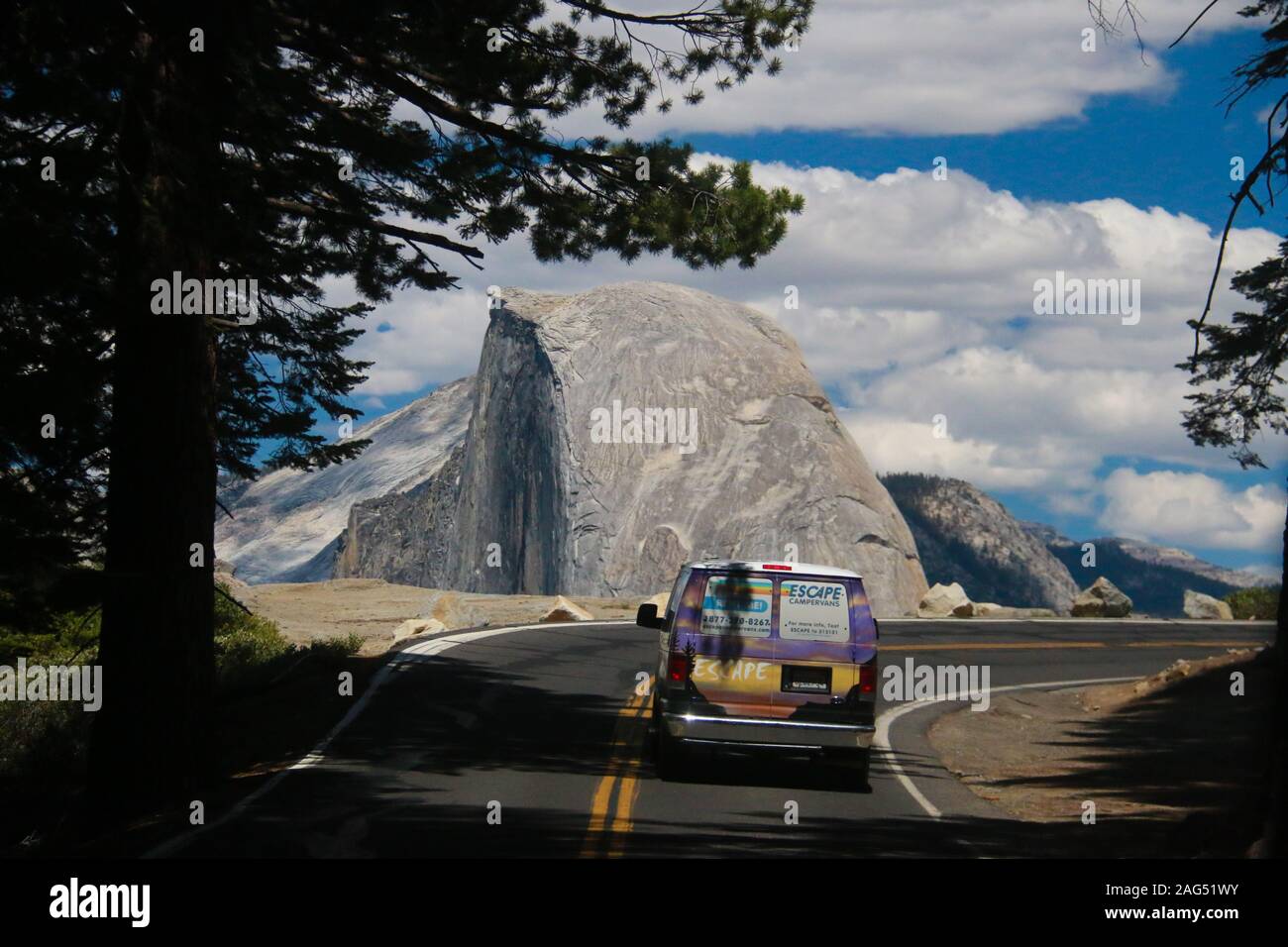 Half Dome, Yosemite-Nationalpark Stockfoto