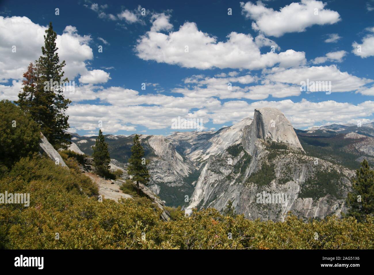 Half Dome, Yosemite-Nationalpark Stockfoto