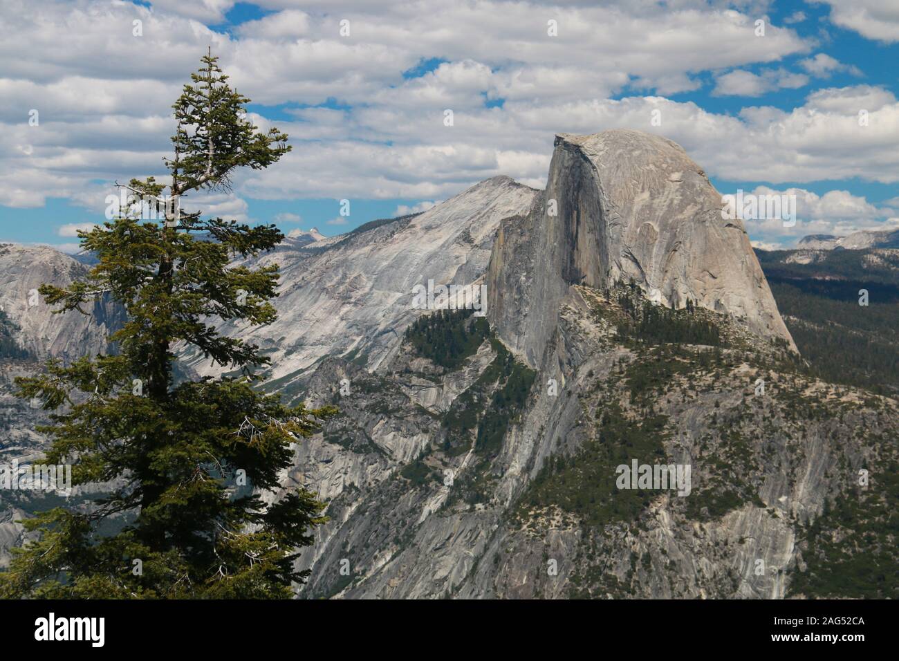 Half Dome, Yosemite-Nationalpark Stockfoto