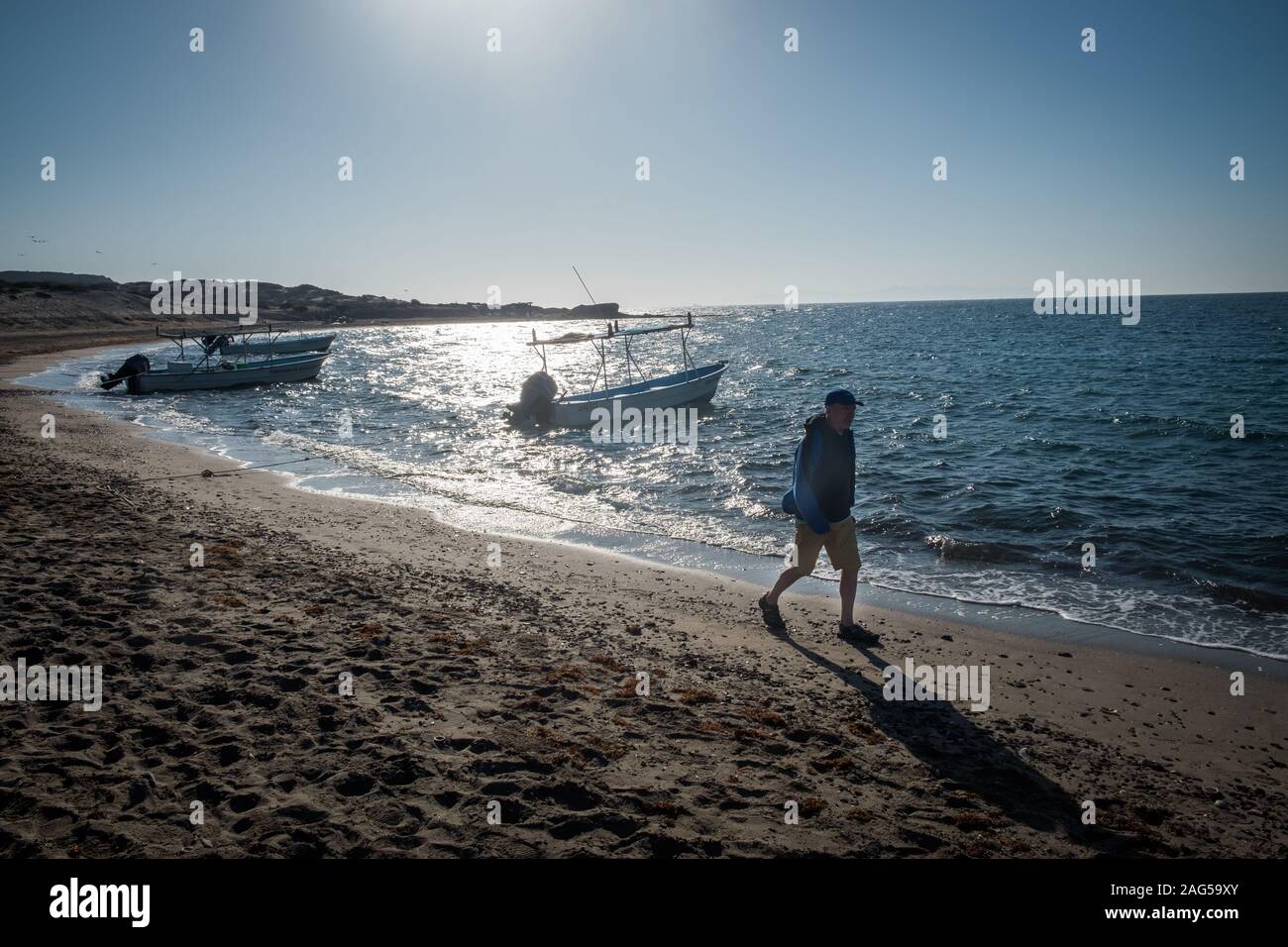 Isla Espiritu Santo, Baja California Sur, Mexiko. Stockfoto