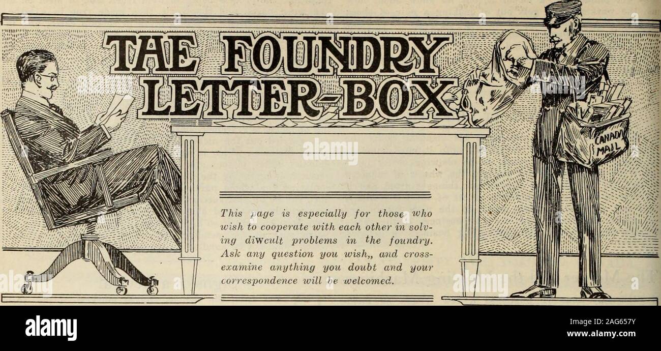 Kanadische Foundryman (1921). Versuchen Sie Es Mit Einem Anderen Kly. 38  Kanadische Foundryman Vol.xii. Mit Diesem Problem Sind Wir Introduc-Ing  Eine E-Mail-Kasten Und Nach Vorne Zu Sehen, Arelooking Itwell Durch Unsere