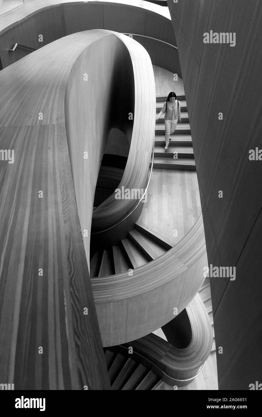 Erstaunlich moderne futuristische Architektur Design für einen kühlen Hintergrund oder Ein Hintergrundbild Stockfoto