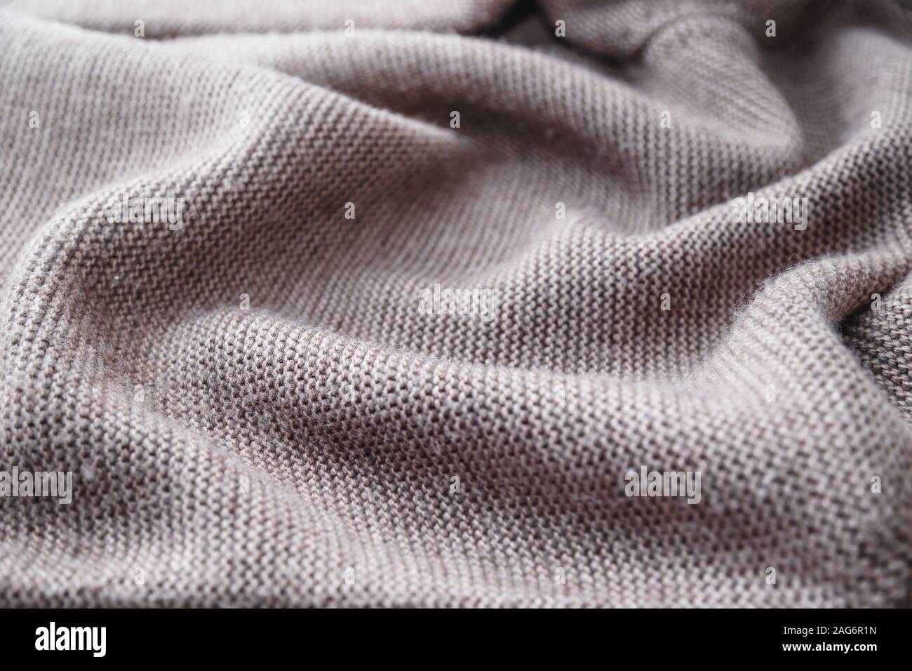 Hintergrund der Maschine stricken Textur. Stockfoto