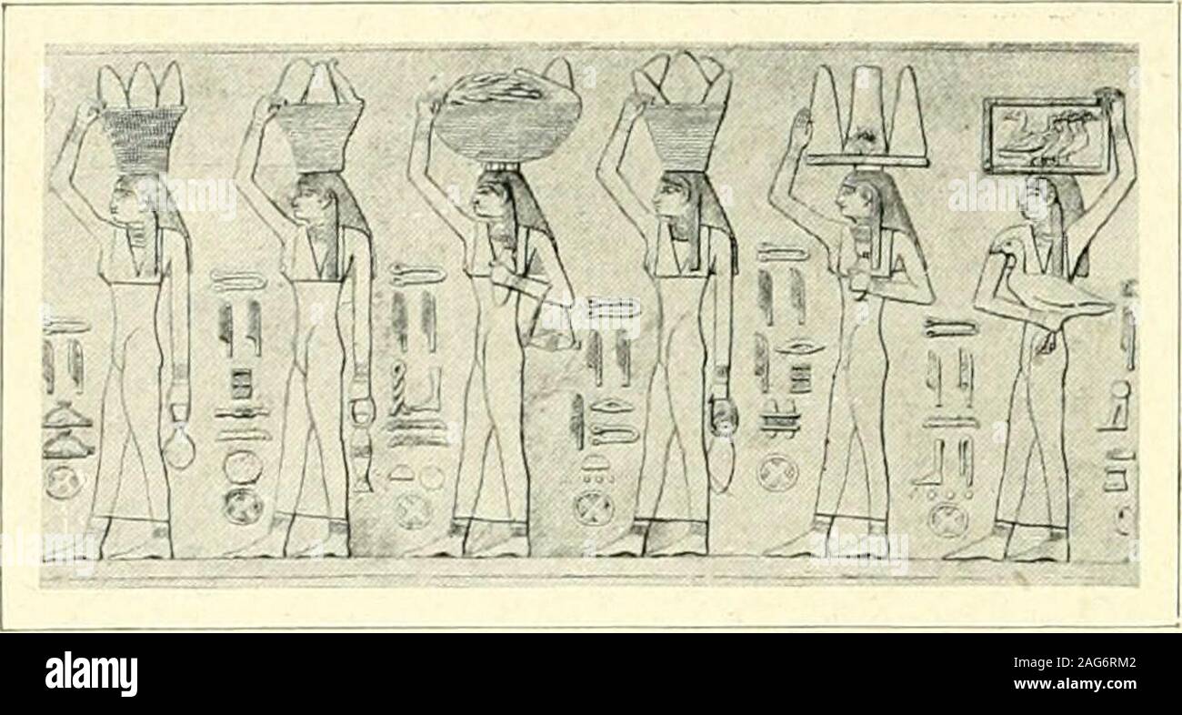 . Égypte. Letemile de KnoNsoif, ein Karnaic (Klischee Béato.) 1 ICH EGYPTE: Dieux: Il fallaitque sa longévitérivalisât avec laleur, et Lon-n an - résul teignait ce-Tat quà la Condi- den appeleraux lesplus Éléments solides. Onbâtit lestemples lestombeaux et donc en calcai-re ou en grès dechoix, voire De des ou en Brèches de la Montagne arabique, quetoutefois Lon reservait dordinaire aux Portes, aux auxmembres seuils et de la Bau. FlO. IQ. Les domestiques de Ti apportantloffrande. y/i^Ai/J* feifi (nRH^I/&gt;/^^^^^^^ë il Stockfoto