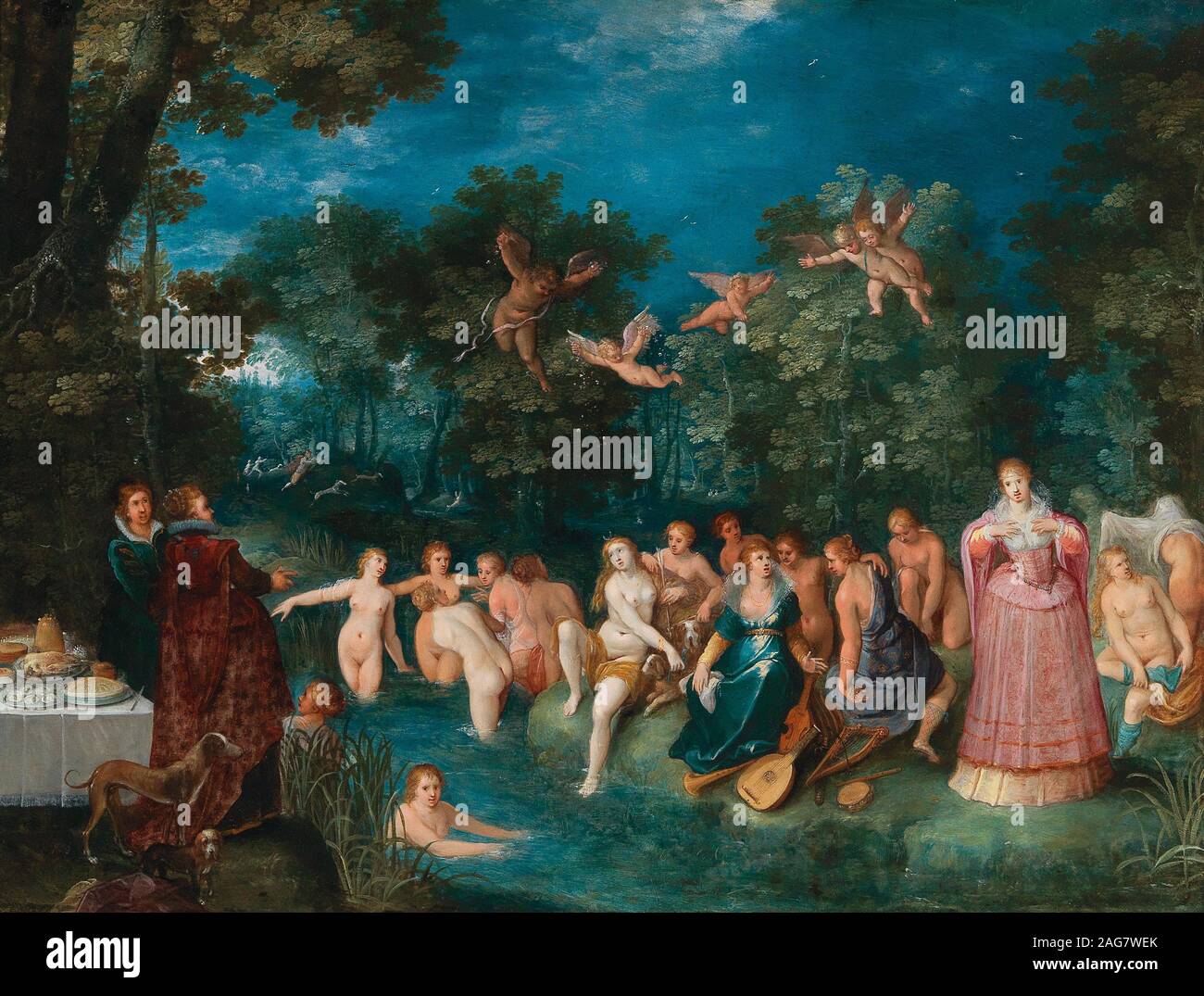 Diana Jagd Mit Ihren Nymphen Stockfotos Und Bilder Kaufen Alamy