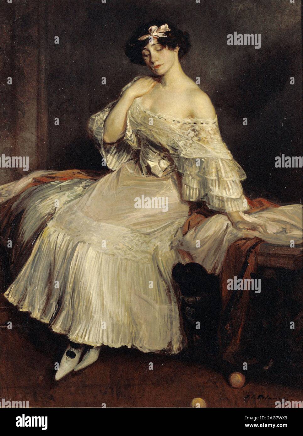 Portrait von Colette (1873-1954), C. 1905. In der Sammlung des Museu Nacional d'Art de Catalunya, Barcelona gefunden. Stockfoto