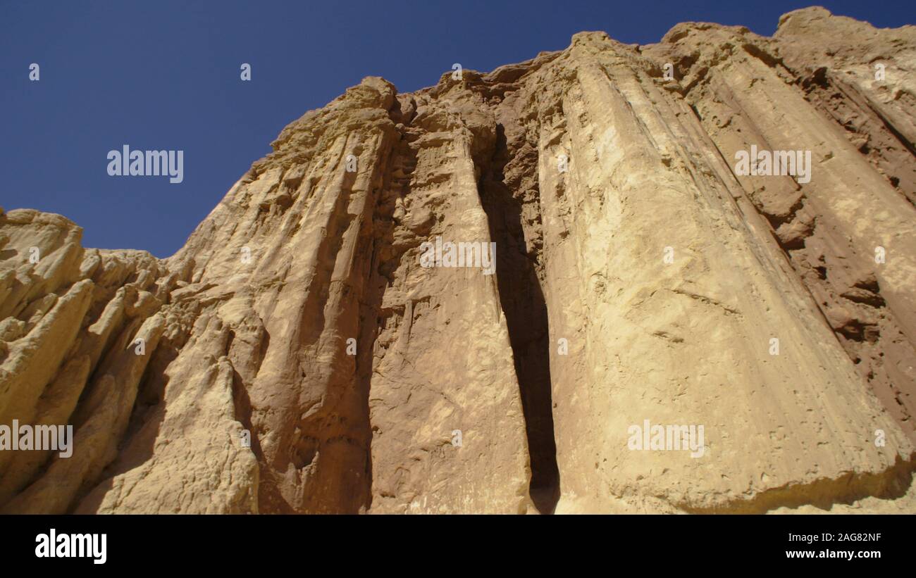 Israel, Eilat Berge, Amram Säulen oder Amram Säulen im Wadi Amram Stockfoto