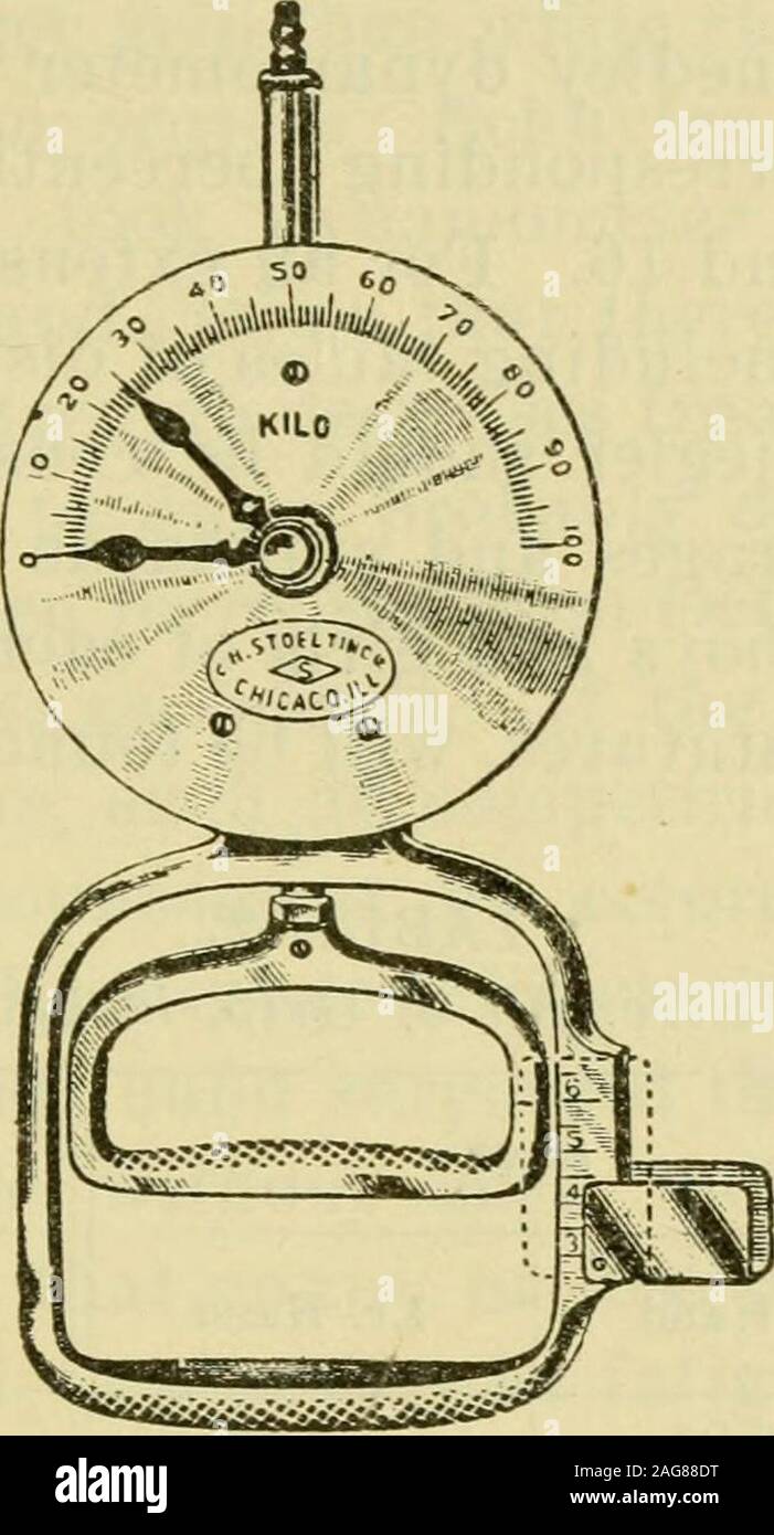 . Manual psychischer und physischer Tests: in zwei Teile: ein Buch von Richtungen, mit besonderem Bezug auf die experimentelle Untersuchung von Kindern im Labor oder Klassenzimmer zusammengestellt. s Derzeit somewhatconfused (vgl. E.Jones. PsBu, 6: April, 1909). Die Begriffe index und index Der ofunidexterity dextrallty wurden von einigen writersas entspricht dem Index des rechten verwendet worden-handedness. Dextrality ist hier Usedto die Überlegenheit der einen Hand (ob rechts oder links) über Dieandere angeben. TEST G; STÄRKE DER GRIFF 101 Apparat. - Verbesserte Form der Smedleys Dynamometer (Abb. 14). Millimeter Regel. Methode. - Mit t Stockfoto