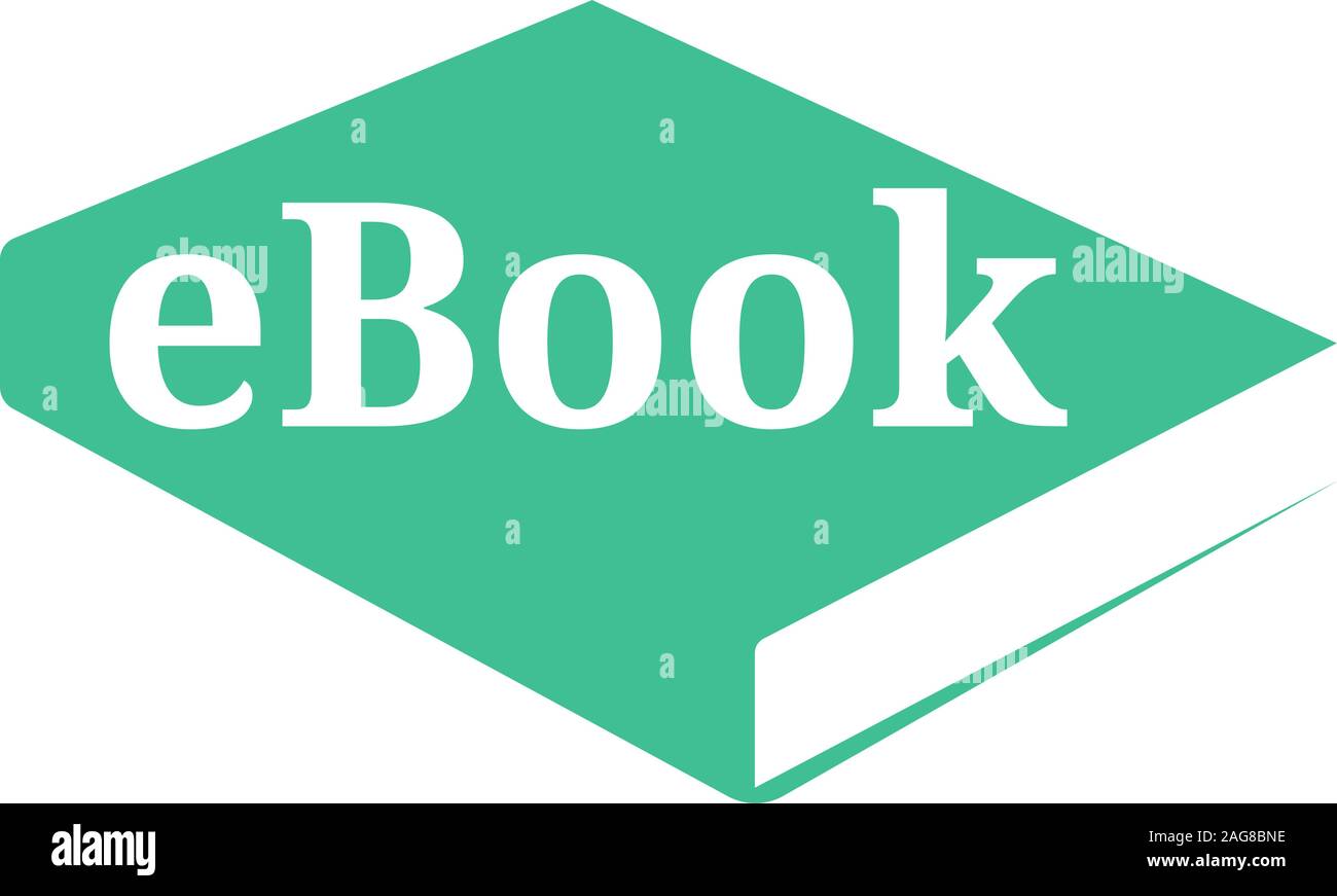 Minimalistischer Buch Cover. Vektor Logo. Bildungsportal. Symbol für Wissen und Weisheit lehren. Lernen unterzeichnen. Stock Vektor