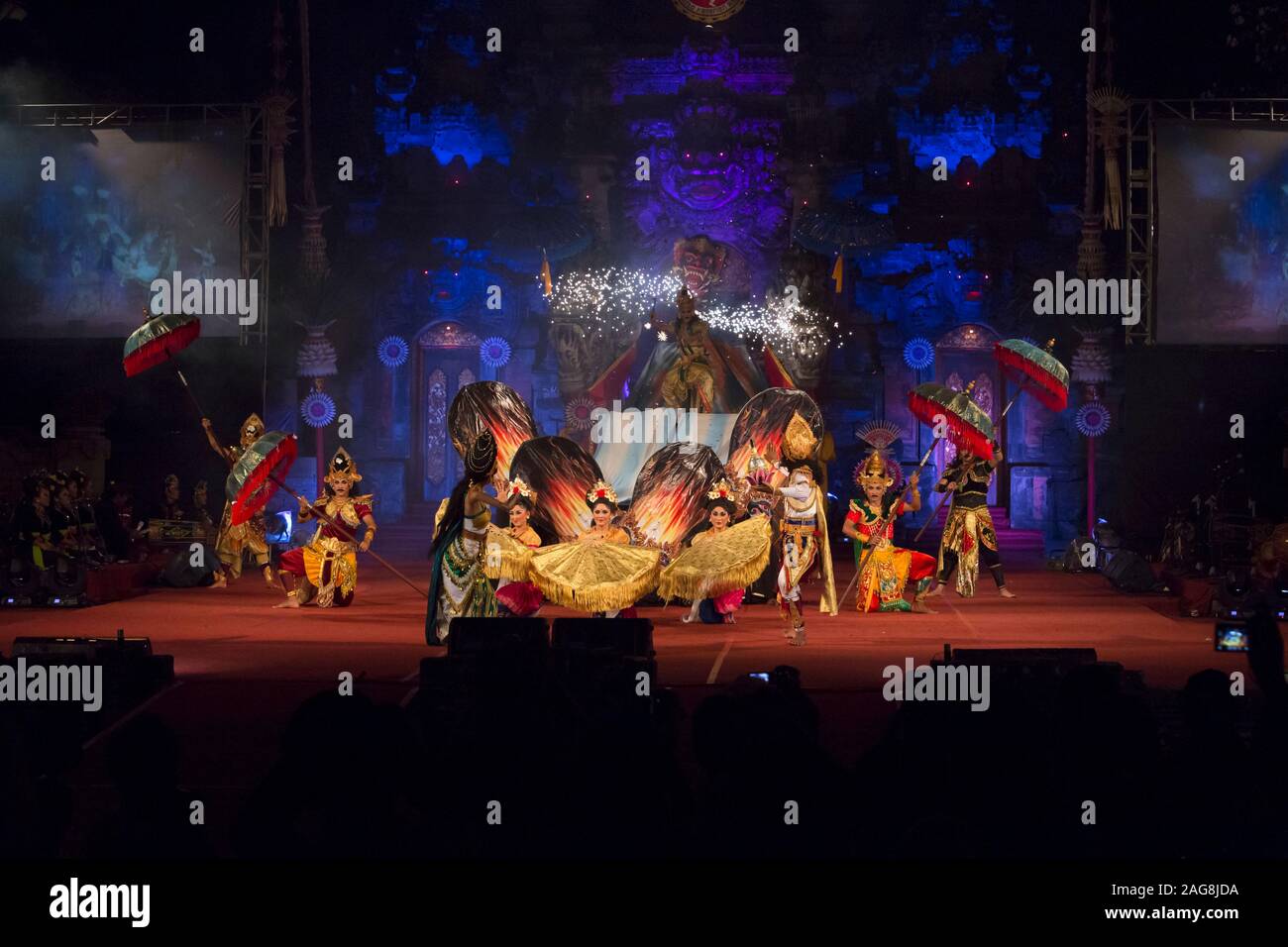 Ardha Chandra Amphitheater, 2015 Bali Art Festival, Denpasar, Bali Stockfoto