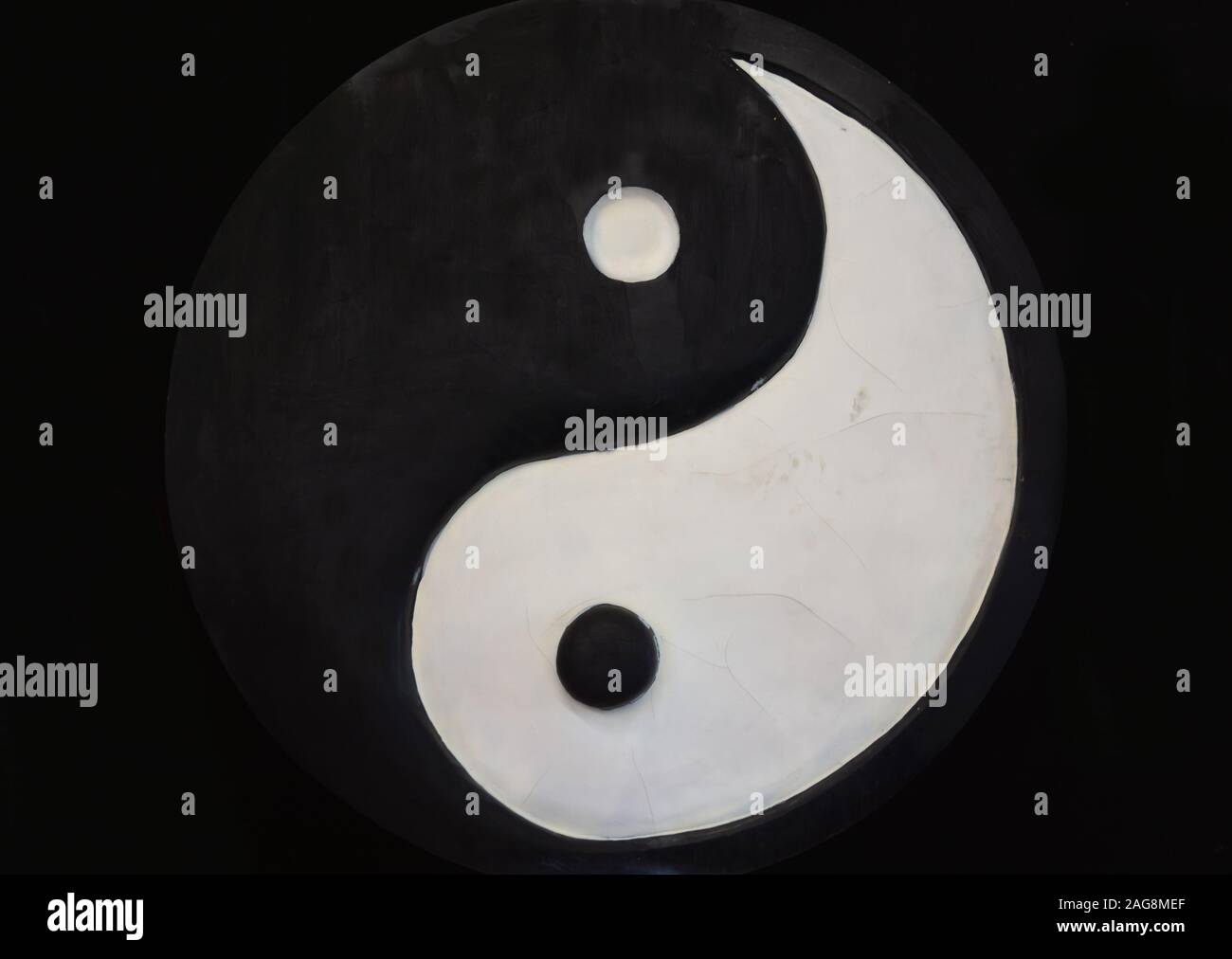 Yin und Yang Stockfoto